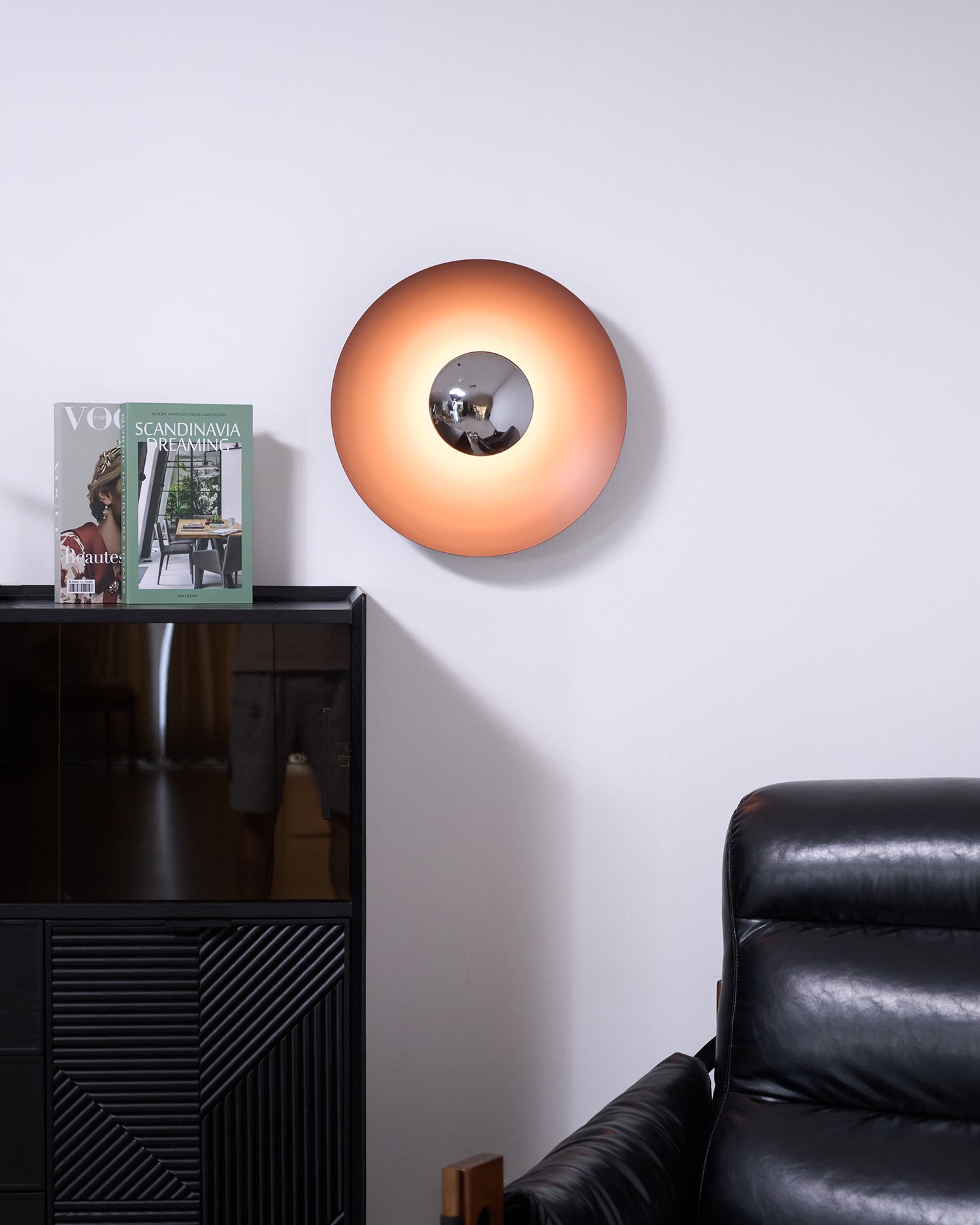 Wall Lamp Eclipse Inspired Halo Glow Modern Minimalist Art Accent - Neutralighting