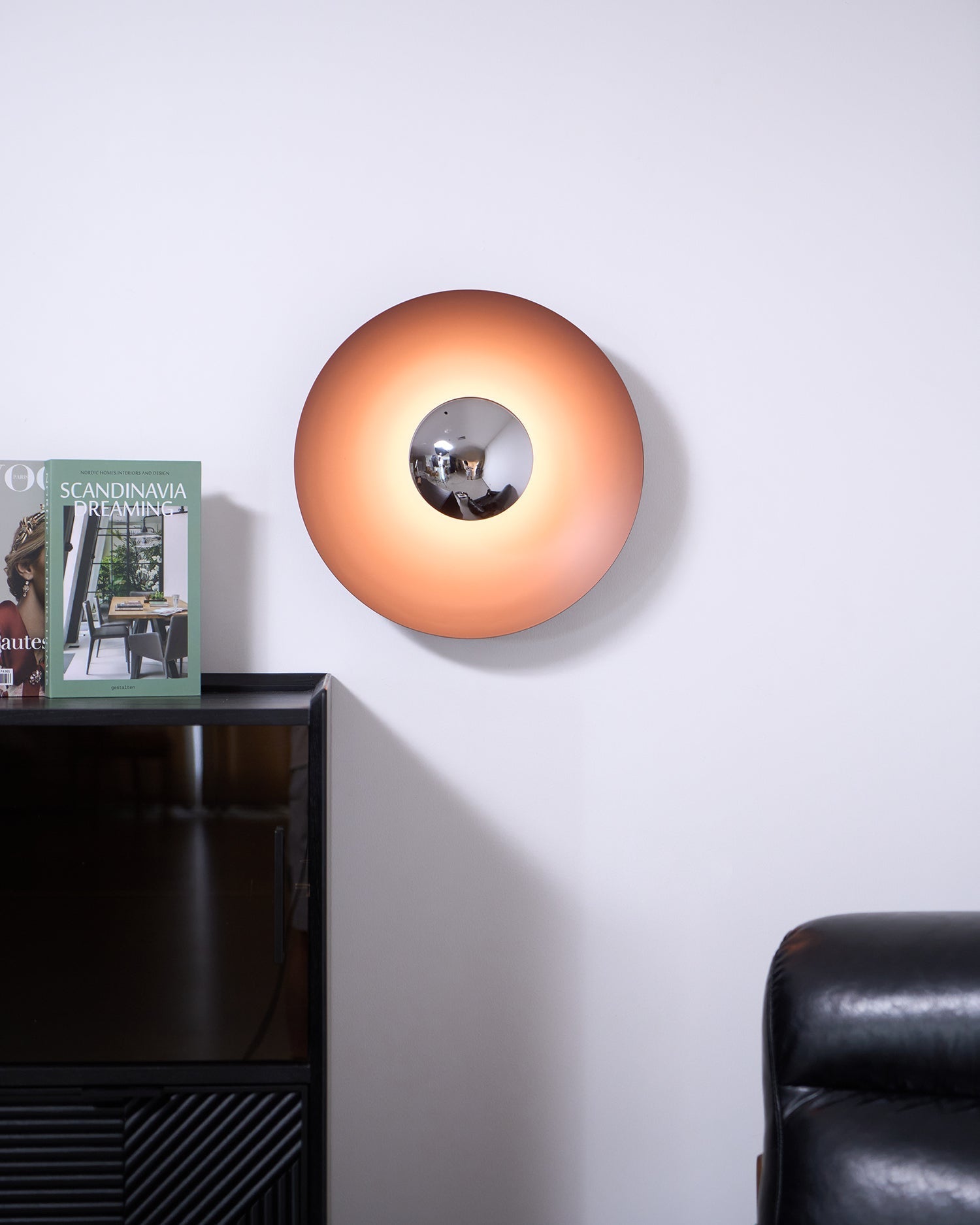 Wall Lamp Eclipse Inspired Halo Glow Modern Minimalist Art Accent - Neutralighting