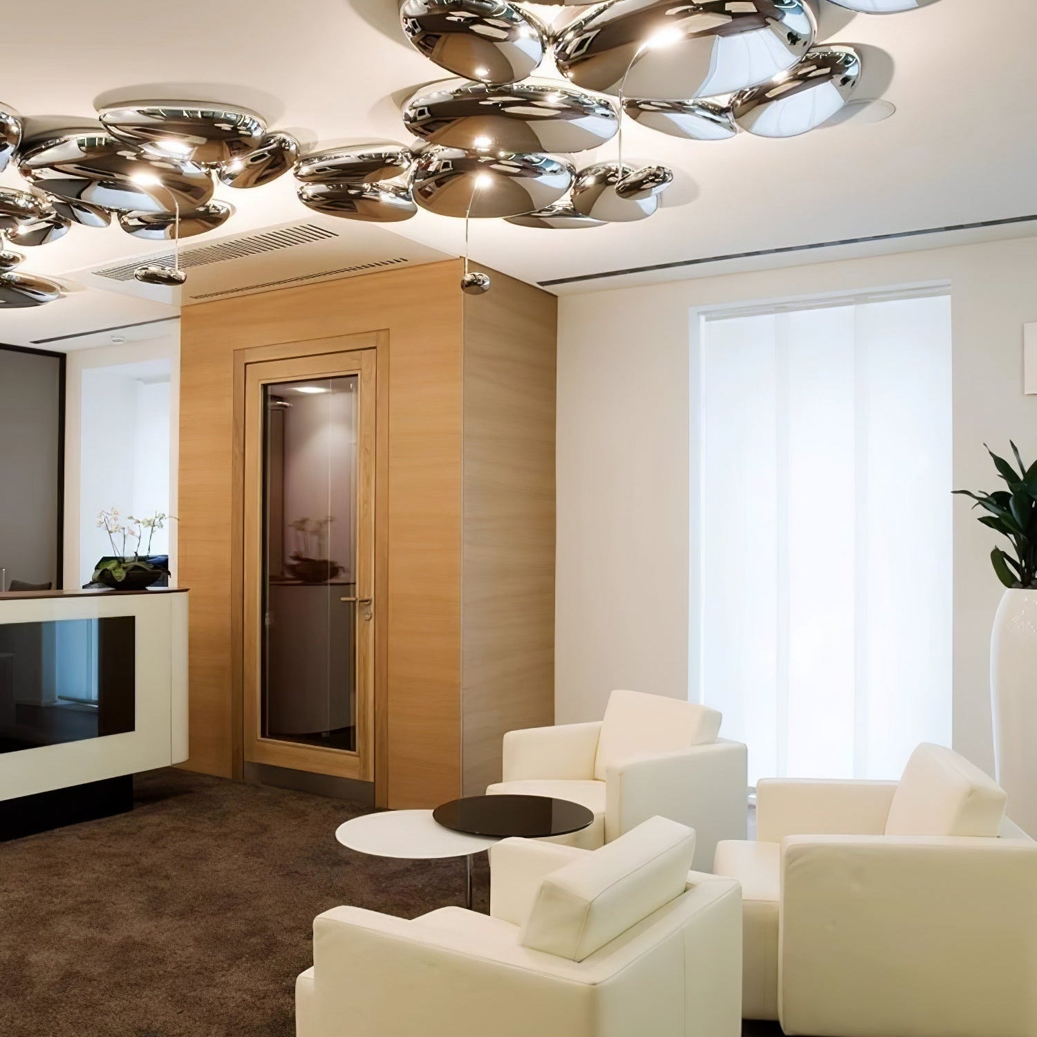 Lava Contemporary Skydro Ceiling Light Smoke Gray - Neutralighting