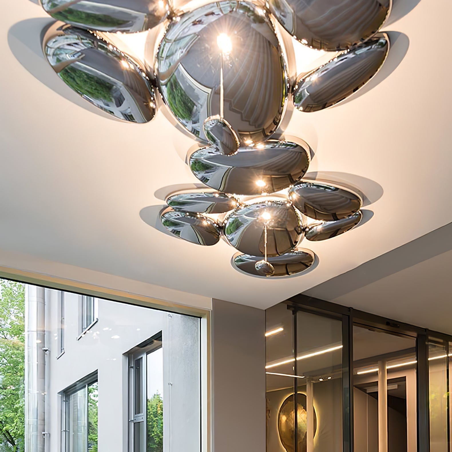Lava Contemporary Skydro Ceiling Light Smoke Gray - Neutralighting