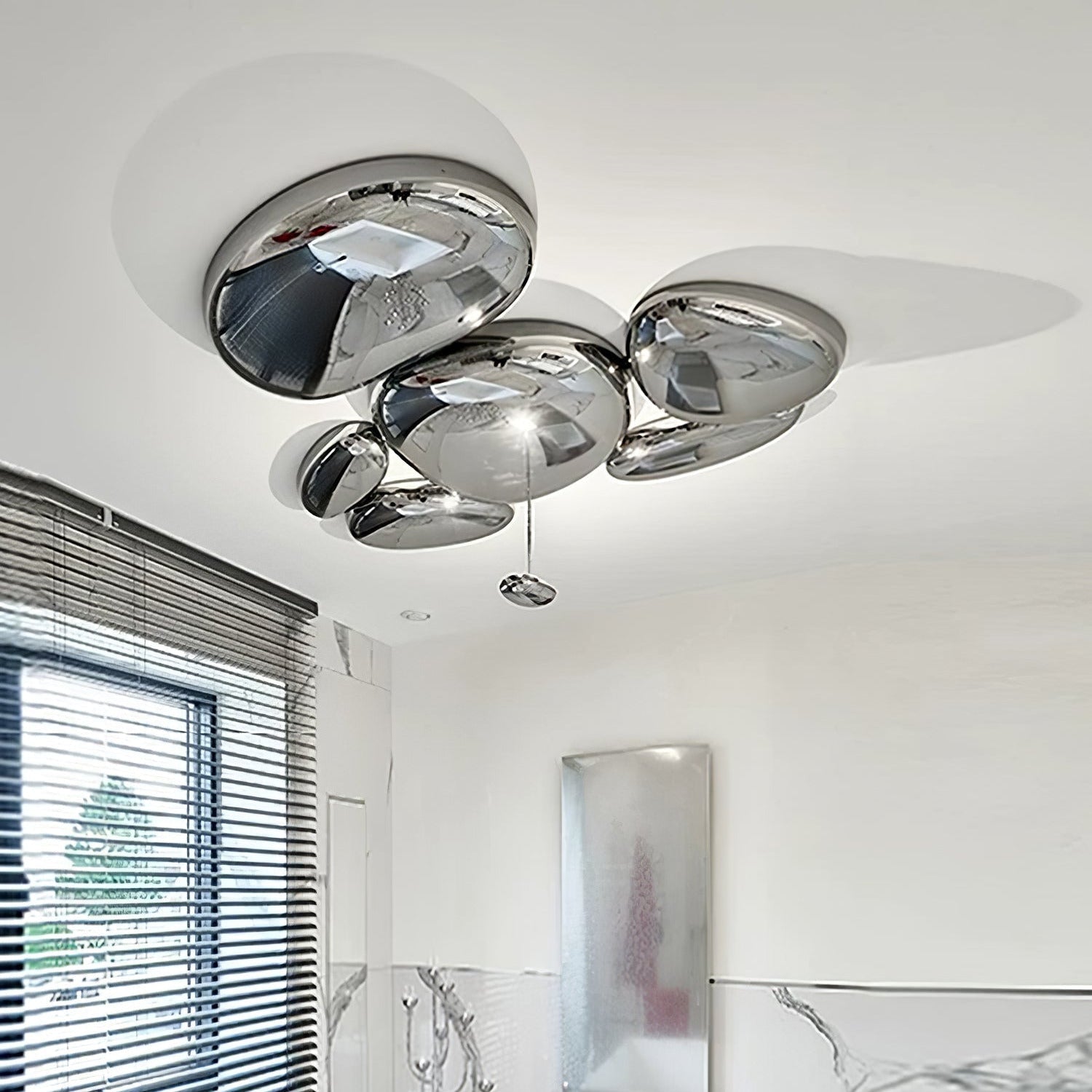 Lava Contemporary Skydro Ceiling Light Smoke Gray - Neutralighting