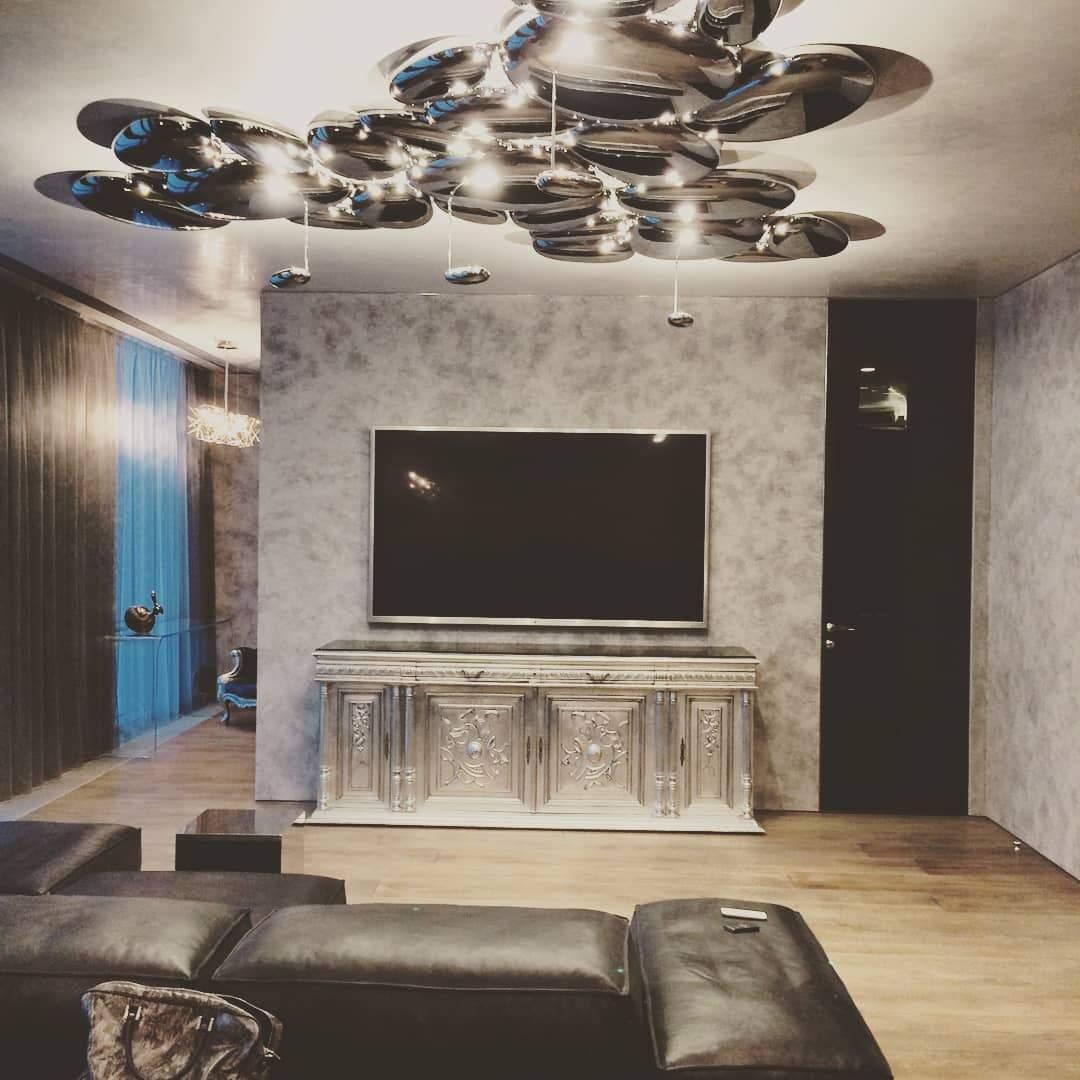 Lava Contemporary Skydro Ceiling Light Smoke Gray - Neutralighting