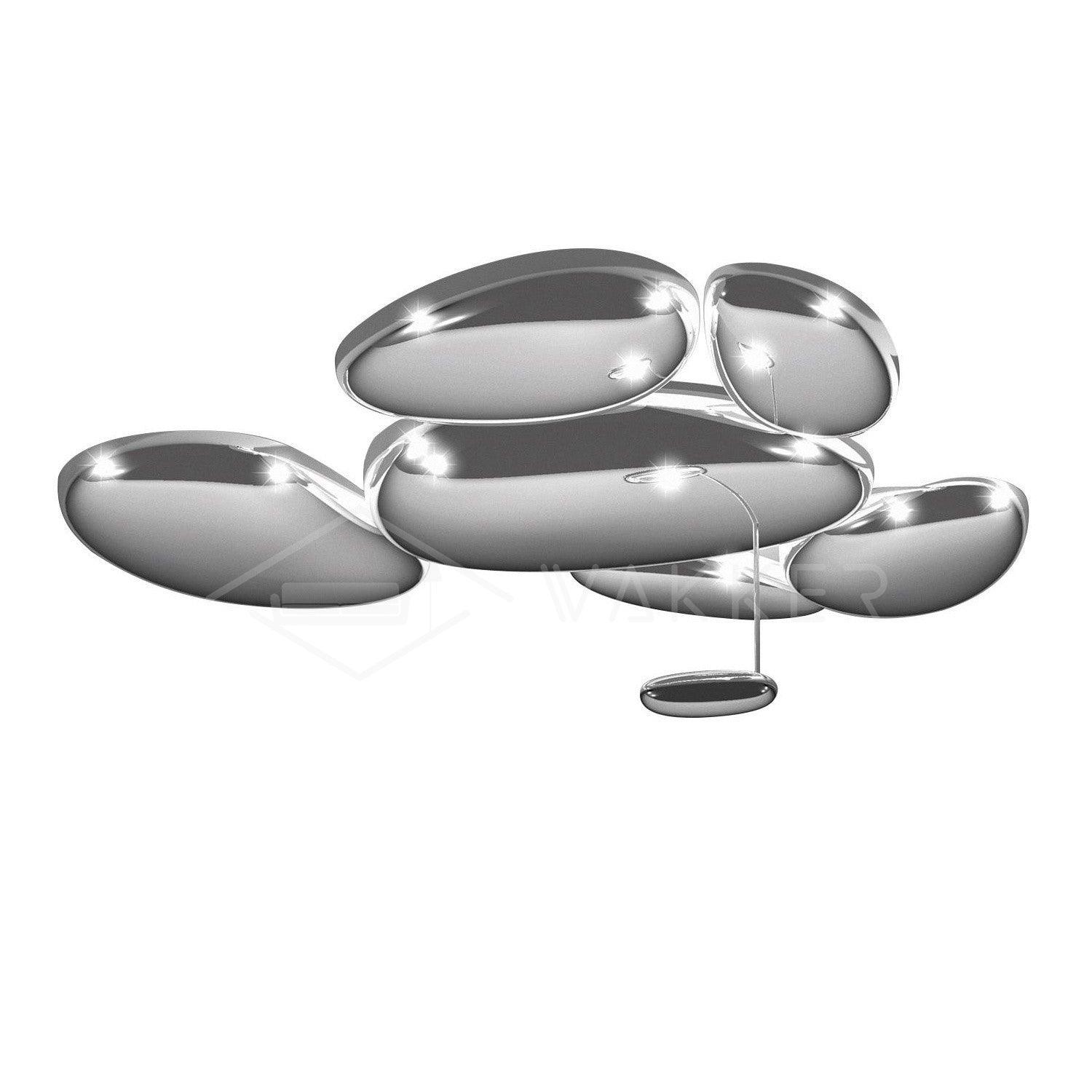 Lava Contemporary Skydro Ceiling Light Smoke Gray - Neutralighting