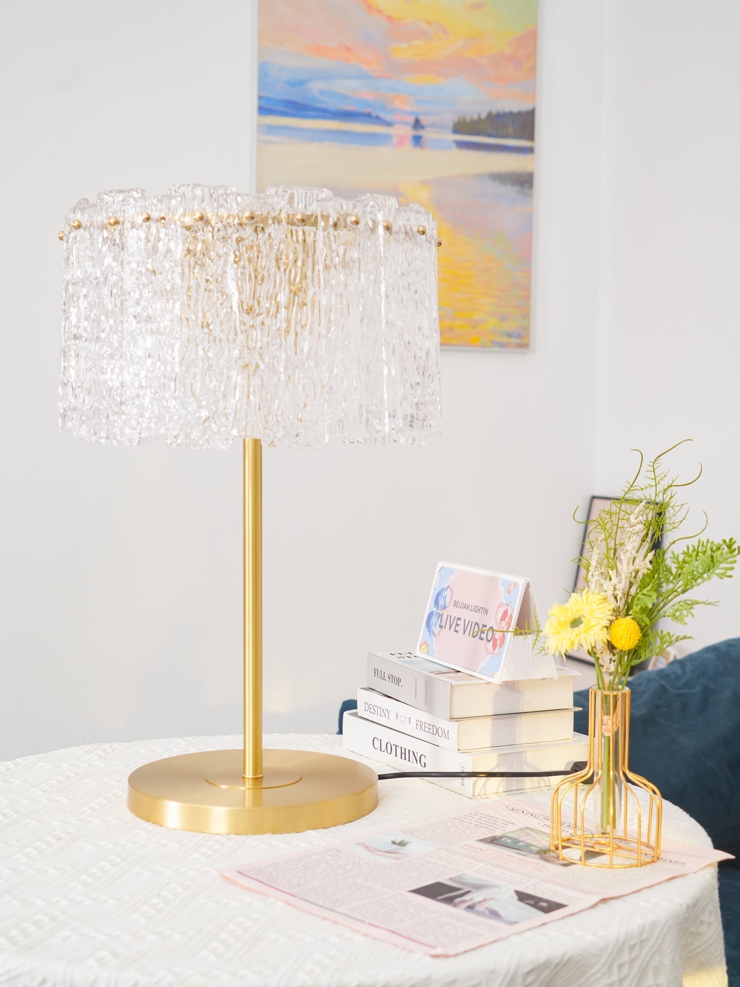 Erliren Crystal Table Lamp - Neutralighting