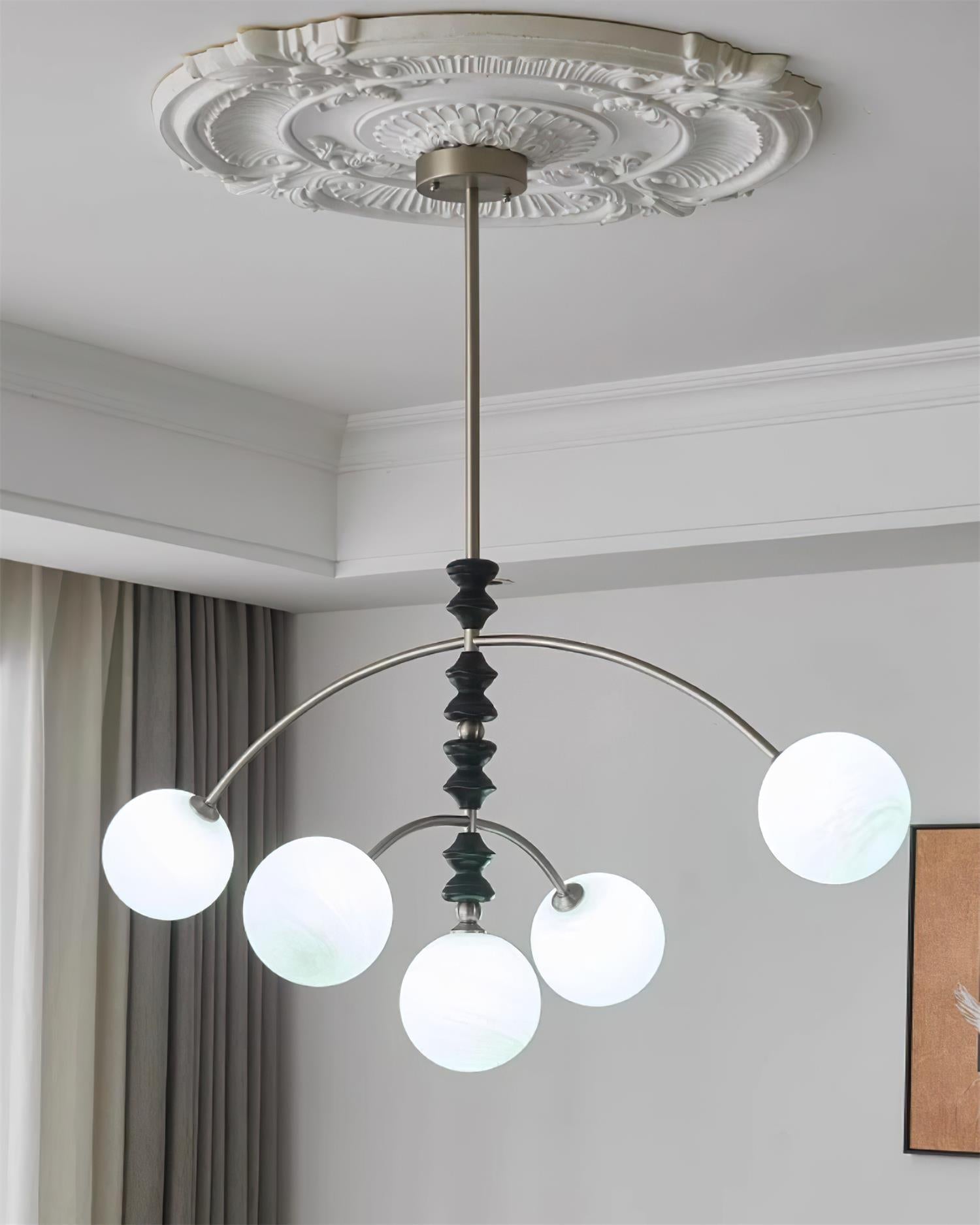 Veyra Chandelier Imitation Alabaster - Neutralighting
