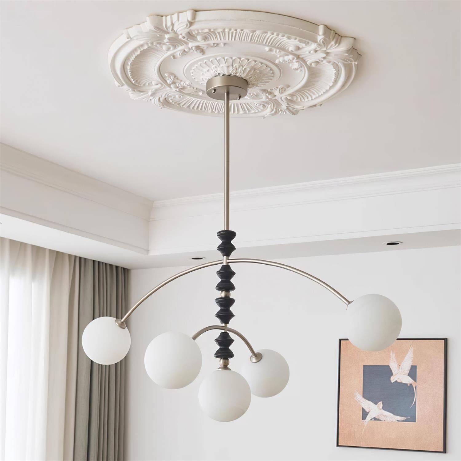 Veyra Chandelier Imitation Alabaster - Neutralighting