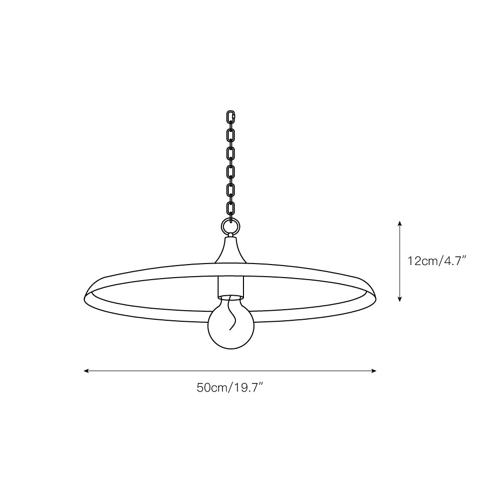 Vianel Vintage Metal Pendant Light - Neutralighting