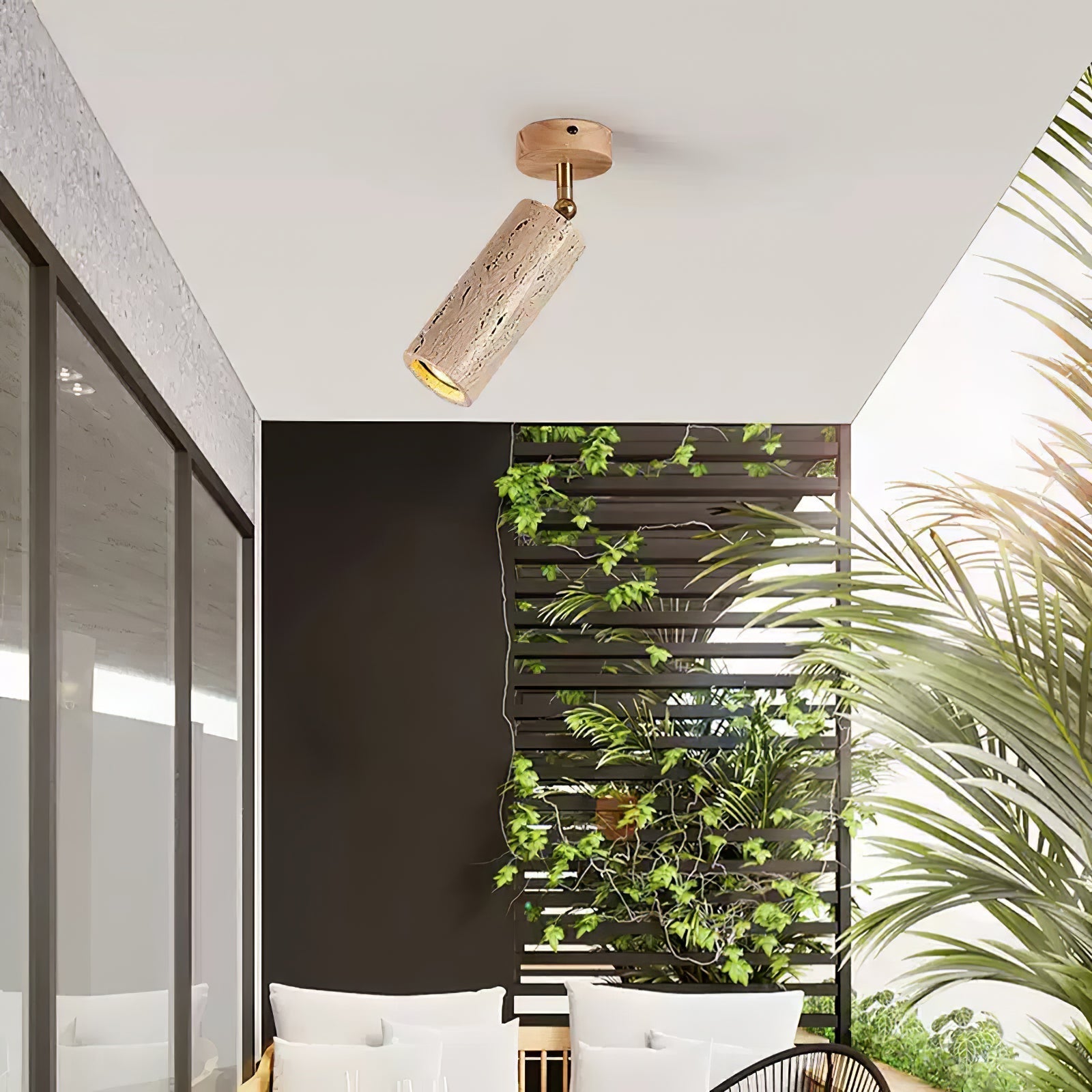 Mycaran Travertine Pendant Light - Neutralighting