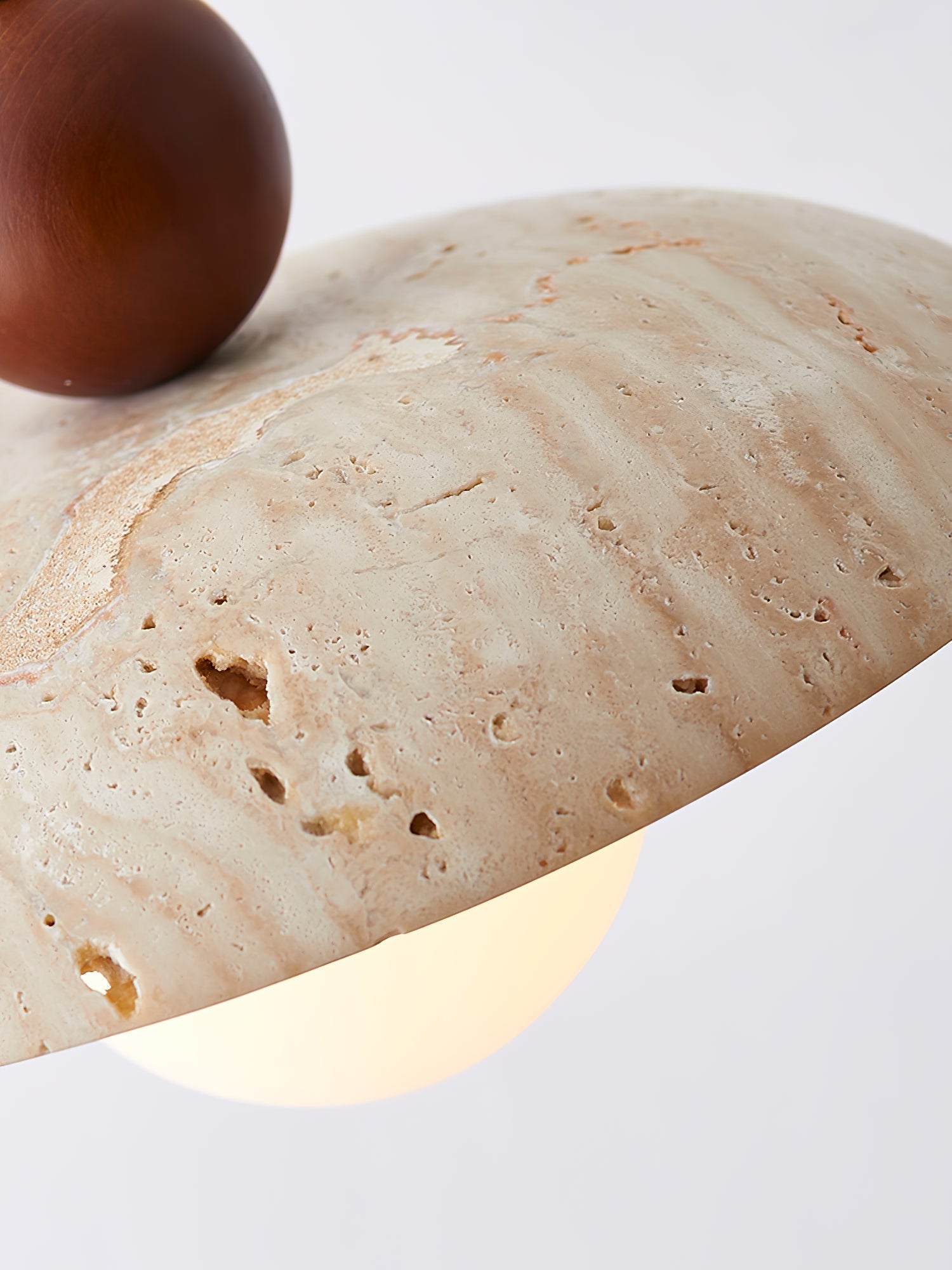 Soleil Travertine Pendant Light - Neutralighting
