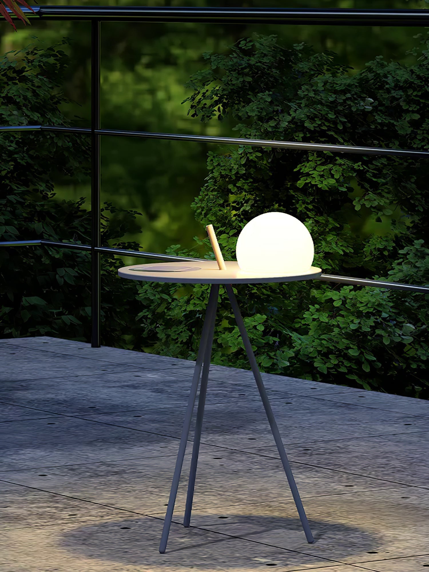 Ray Solar Tripod Outdoor Table Floor Lamp - Neutralighting