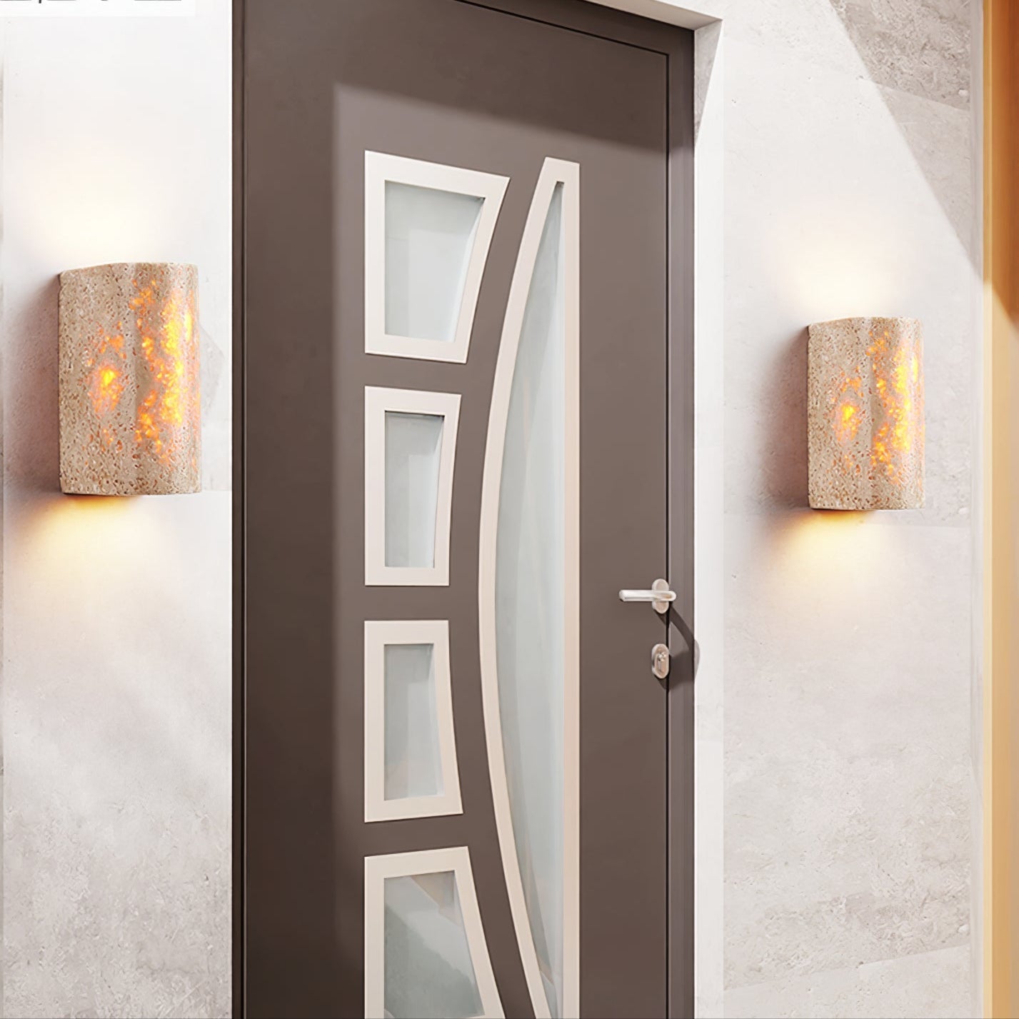 Sysilion Travertine Wall Light - Neutralighting