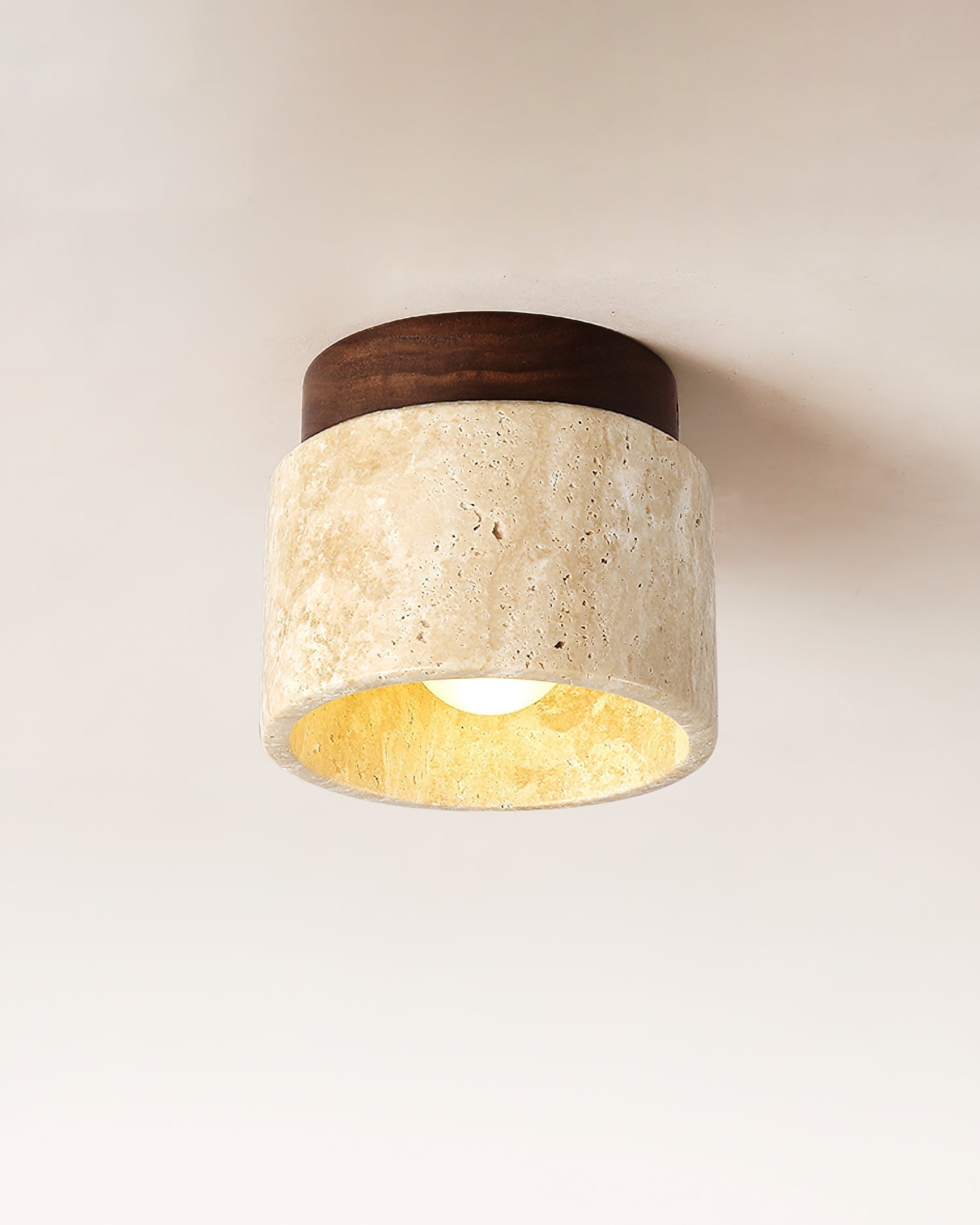 Ritta Stone Travertine Ceiling Light - Neutralighting