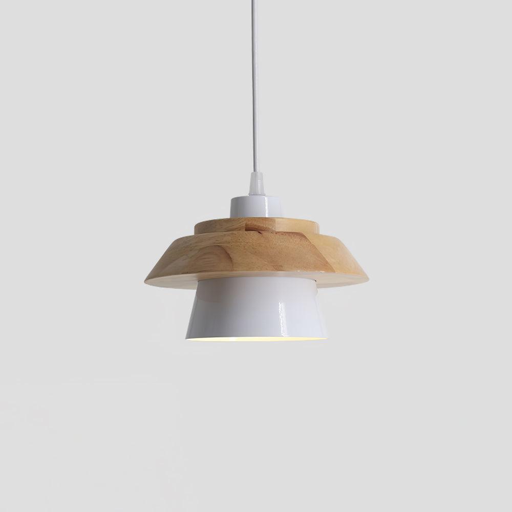 Arisha Modern Metal/Wood Pendant Light, Multi Color - Neutralighting