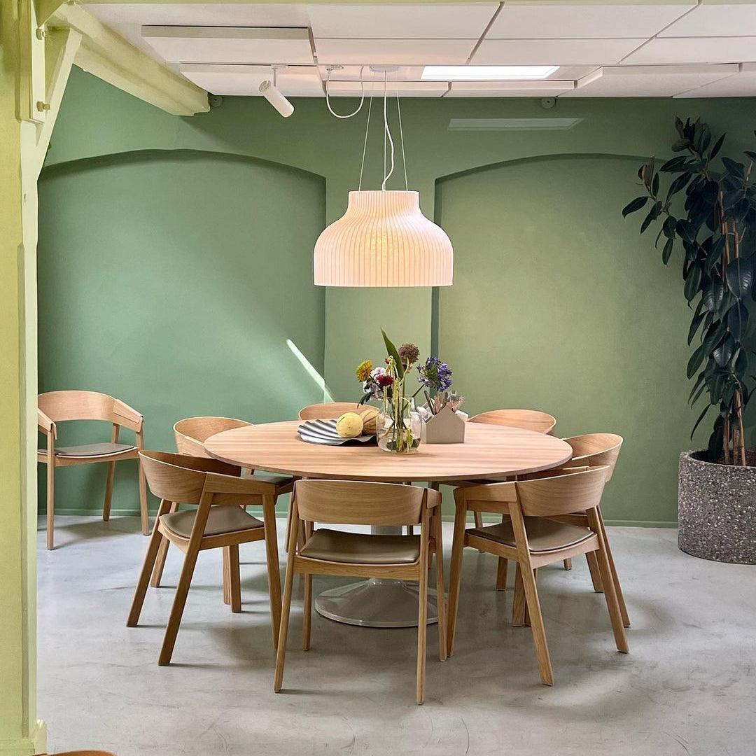 Pendant Light Silk Bell Shade Pleated Curved Modern Minimalist - Neutralighting