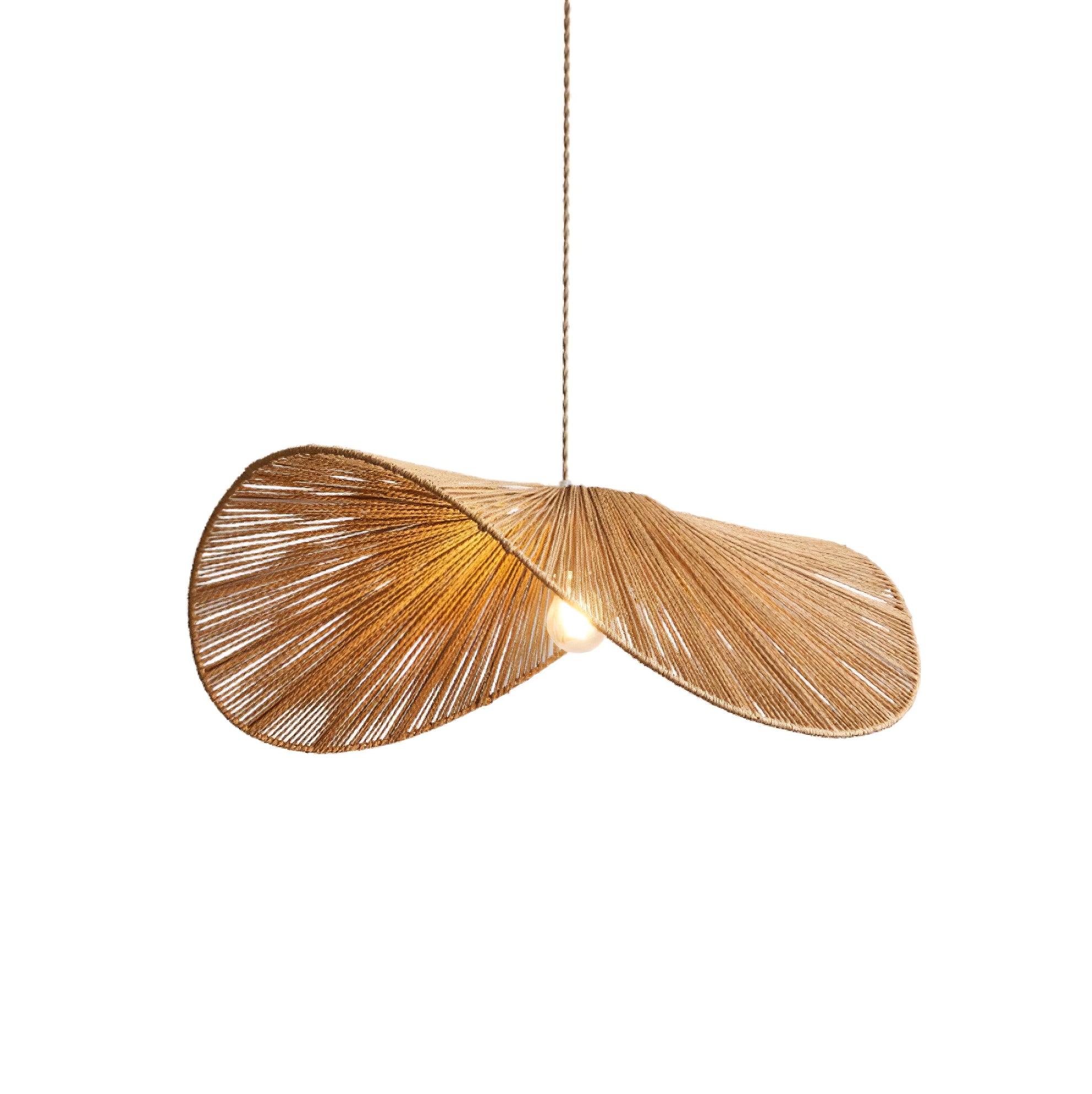Solara Handwoven Natural Rattan Pendant Light - Neutralighting