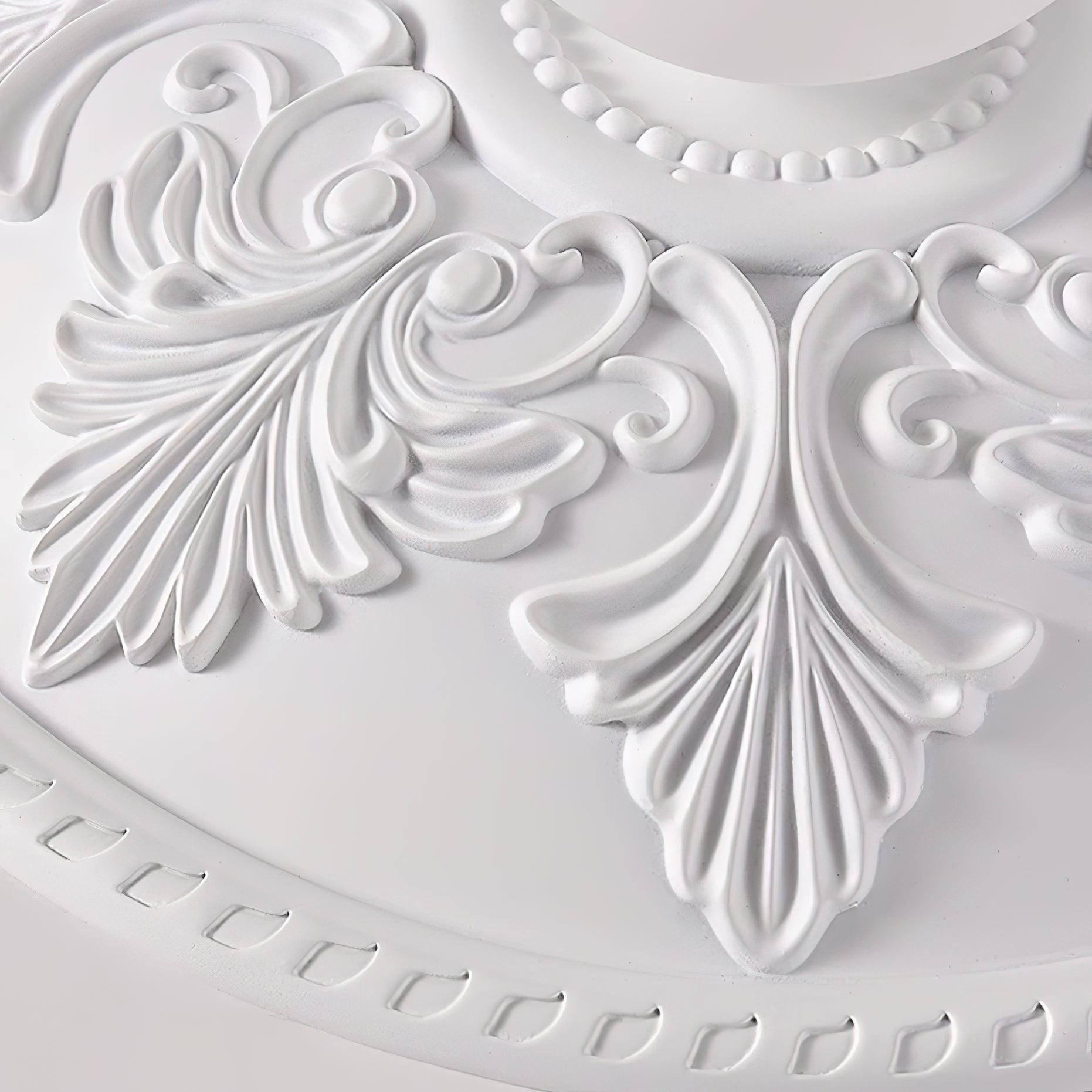 Ceiling Light Resin Canopy Glass Globe Classic Ornate - Neutralighting