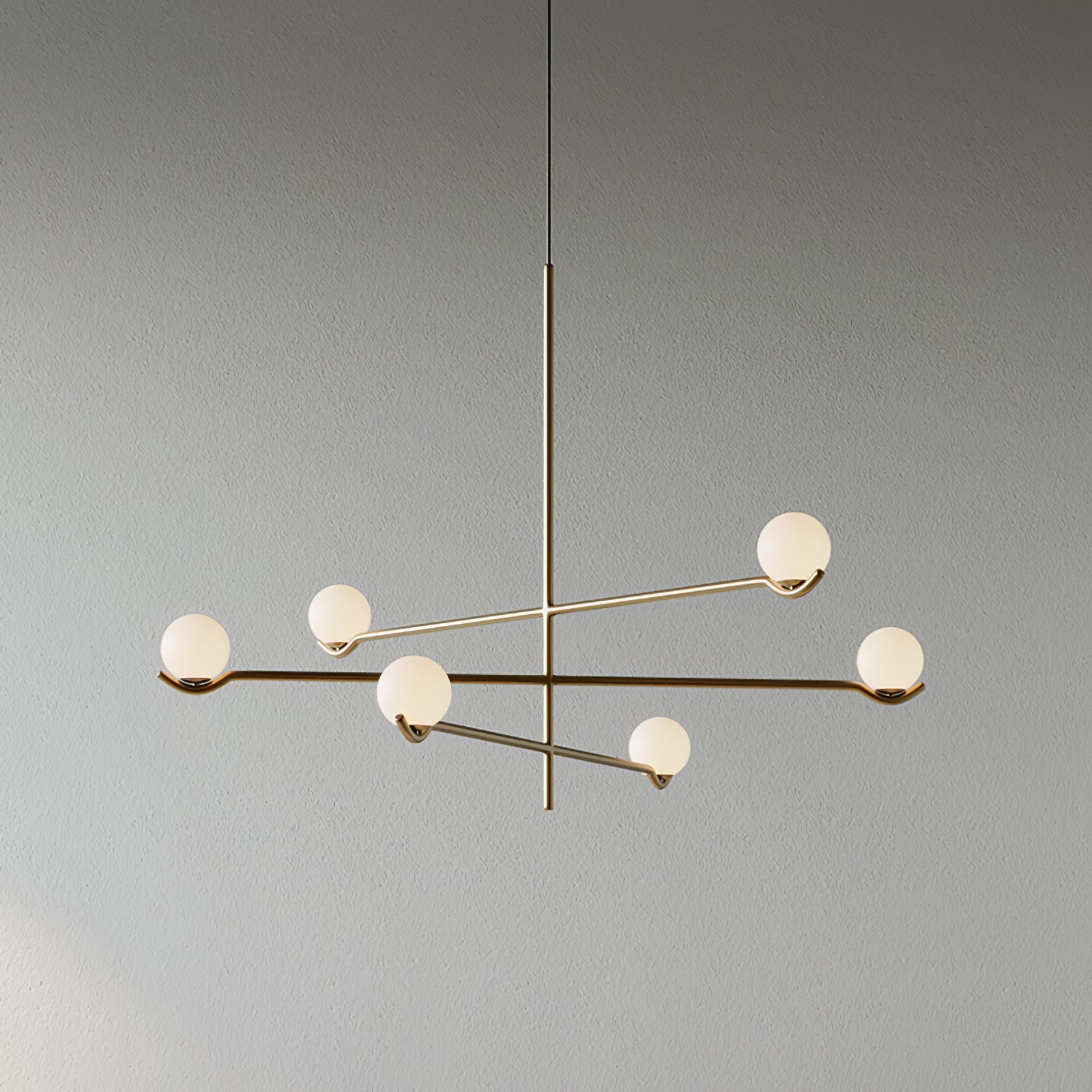 Fayno White Globe Chandelier - Neutralighting