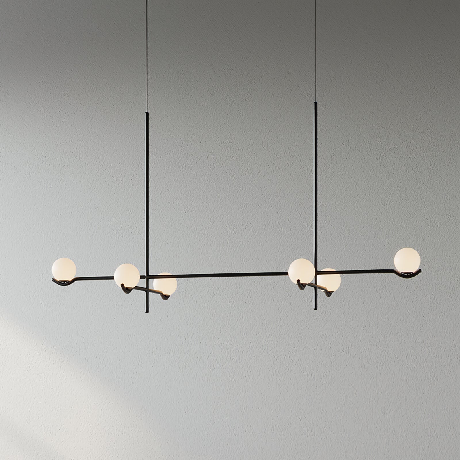 Fayno White Globe Chandelier - Neutralighting