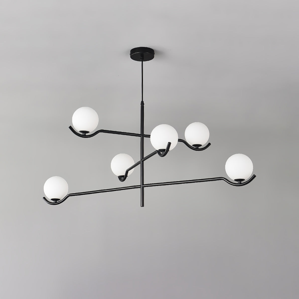 Fayno White Globe Chandelier - Neutralighting