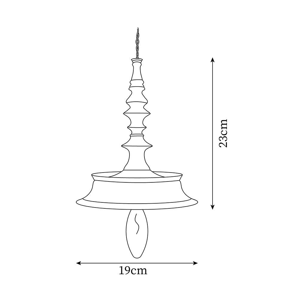Pendant Lamp Wood Walnut Shade Modern Minimalist Cozy Warm - Neutralighting