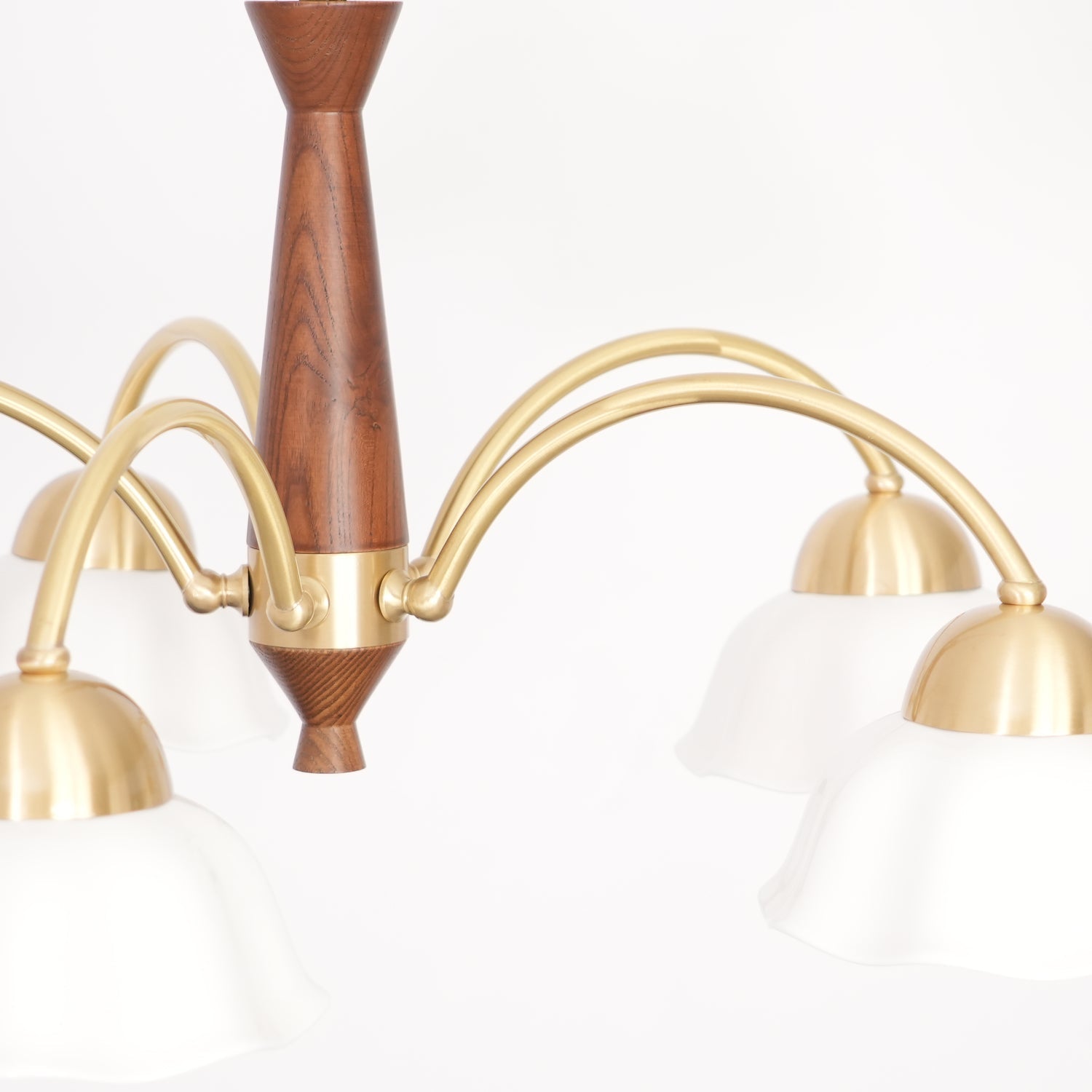 Bellin Floral Chandeliers Wood Ceramic - Neutralighting