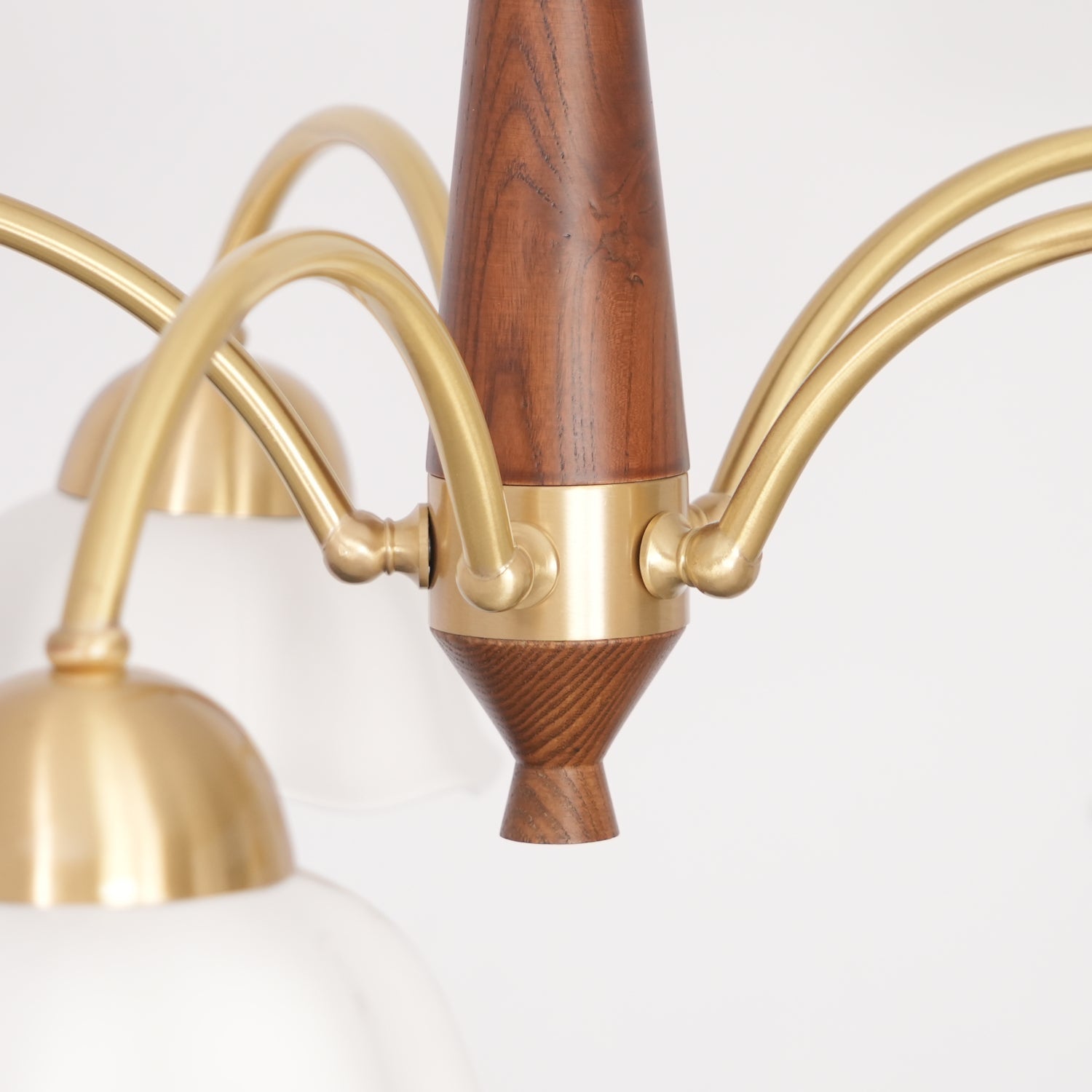 Bellin Floral Chandeliers Wood Ceramic - Neutralighting