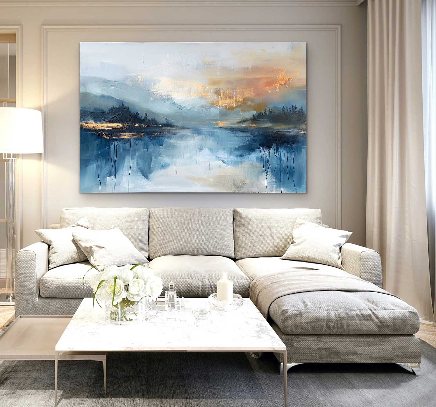 Wall Art Landscape Abstract Modern Atmosphere