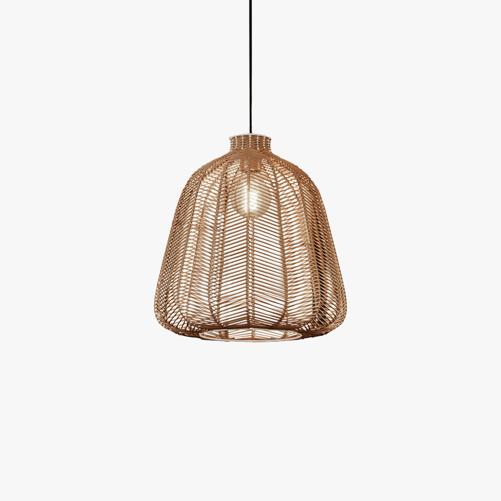 Muto Minimalist LED Pendant Light Rattan Living Room Bedroom Bar - Neutralighting