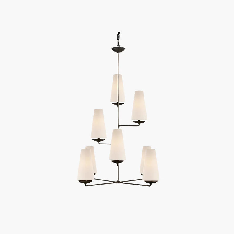 Silva Vintage LED Chandeliers White Black Bedroom Kitchen