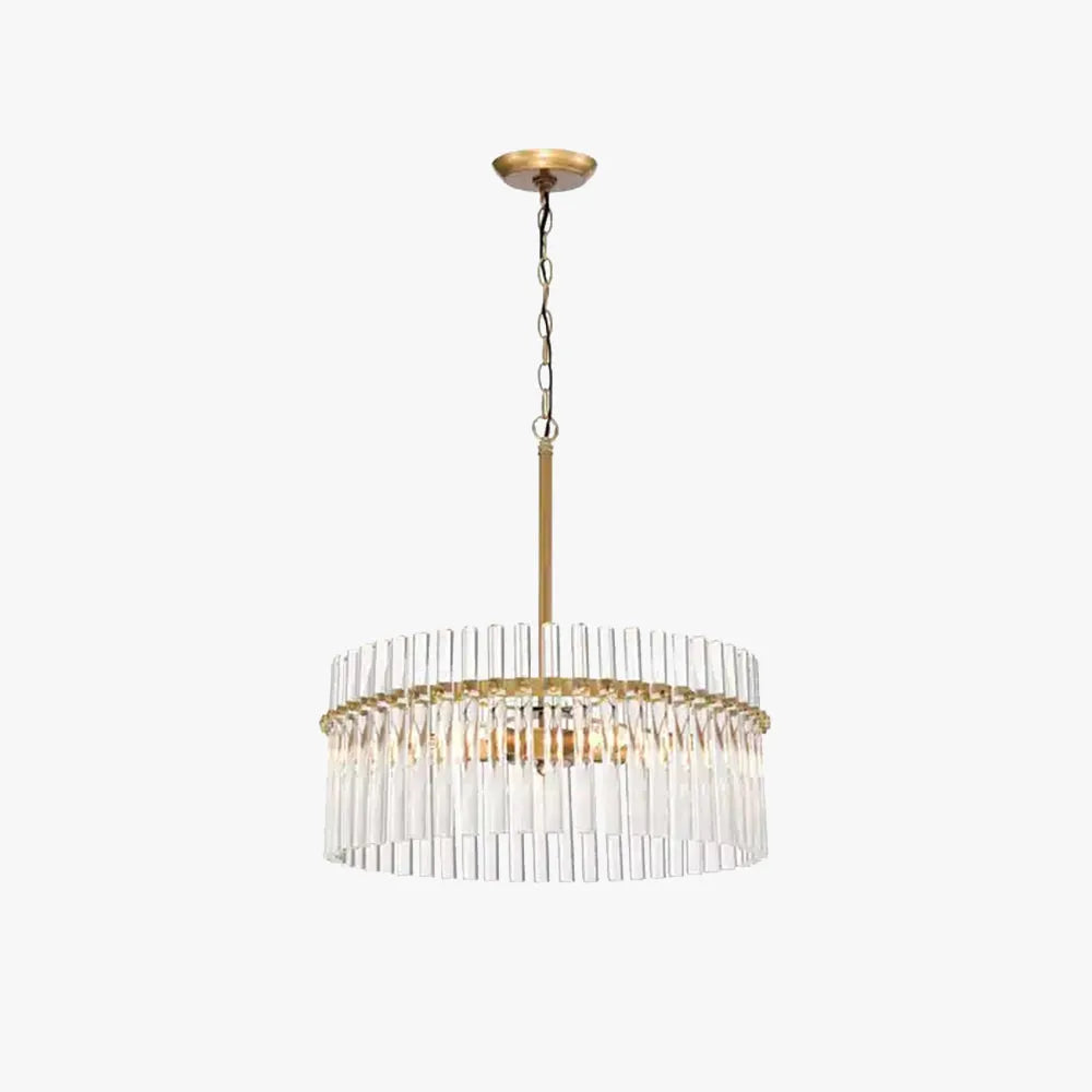 Arisha Modern Ring LED Pendant Lights Clear Glass Brass Living Room/Badroom - Neutralighting