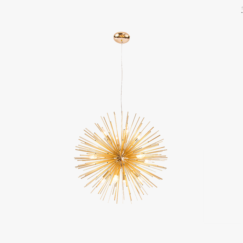Arisha Modern LED Chandelier Gold Metal Dining/Living Room/Bedroom - Neutralighting