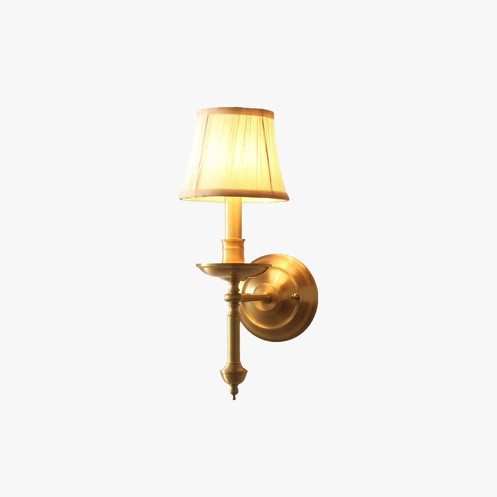 Tiffany Metal Fabric Vanity Indoor Wall Lamp Bedroom/Dining Room - Neutralighting