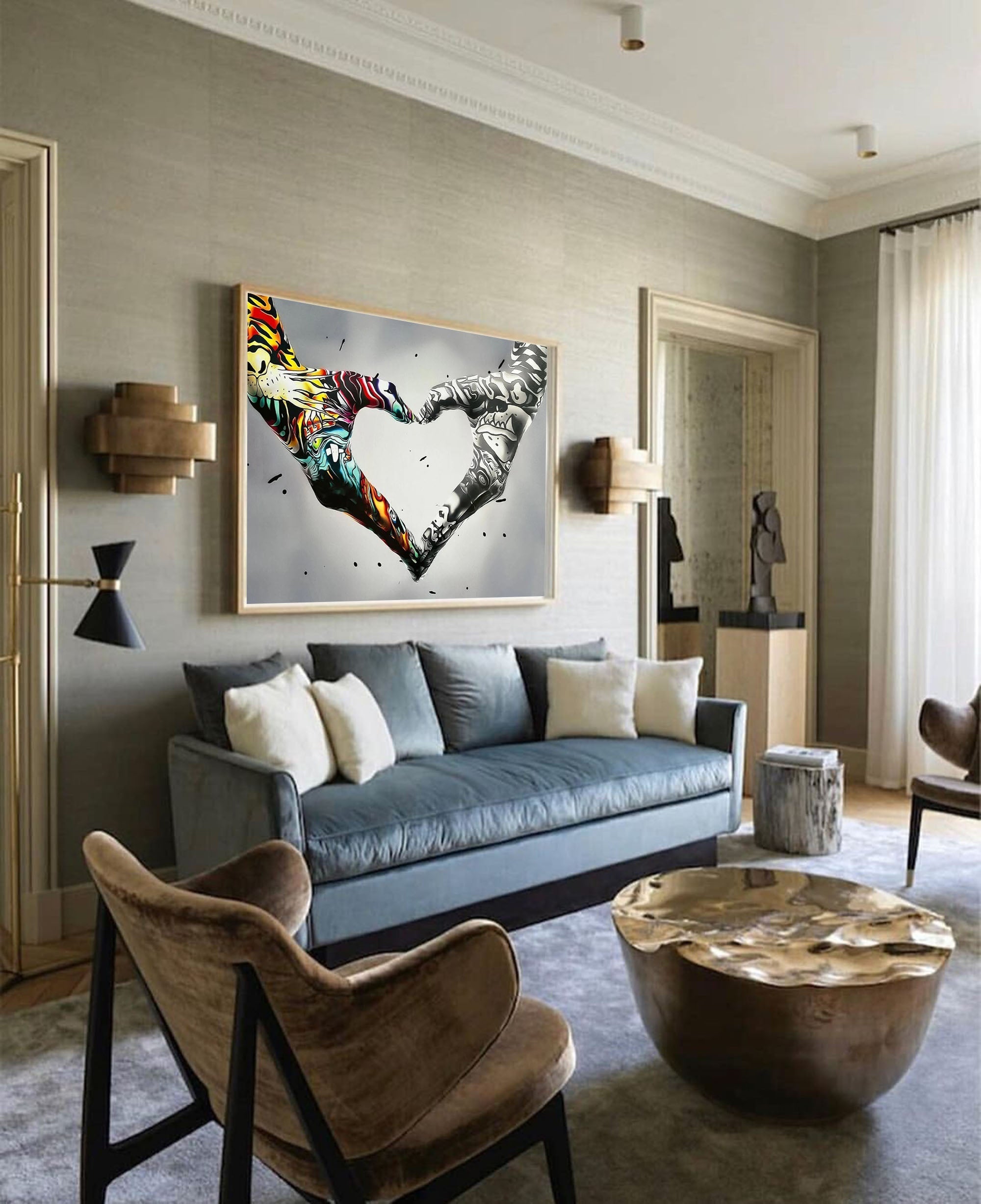 Gesture Heart Graffiti Art GA001 - Neutralighting