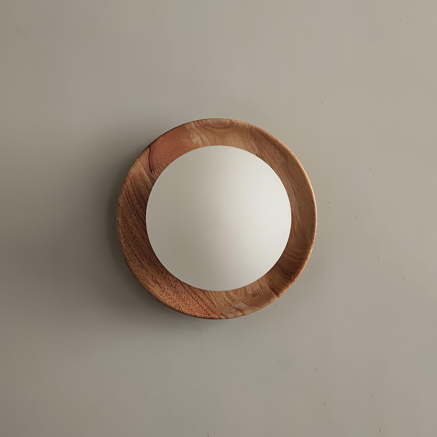 Wall Lamp Metal Body with Wood Rim Minimalist Style - Neutralighting