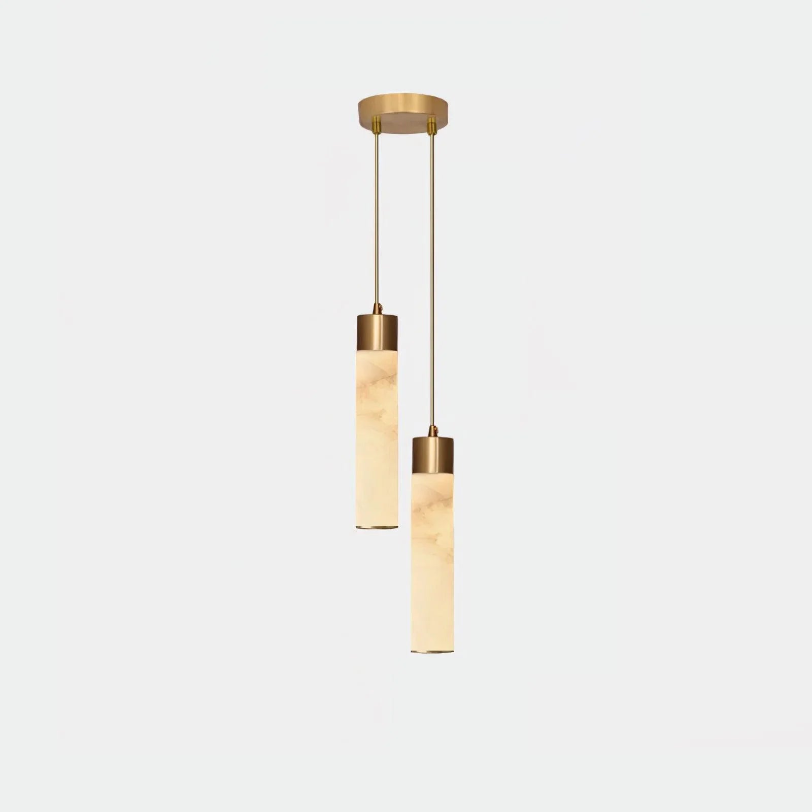 Dike White Alabaster Pendant Light - Neutralighting