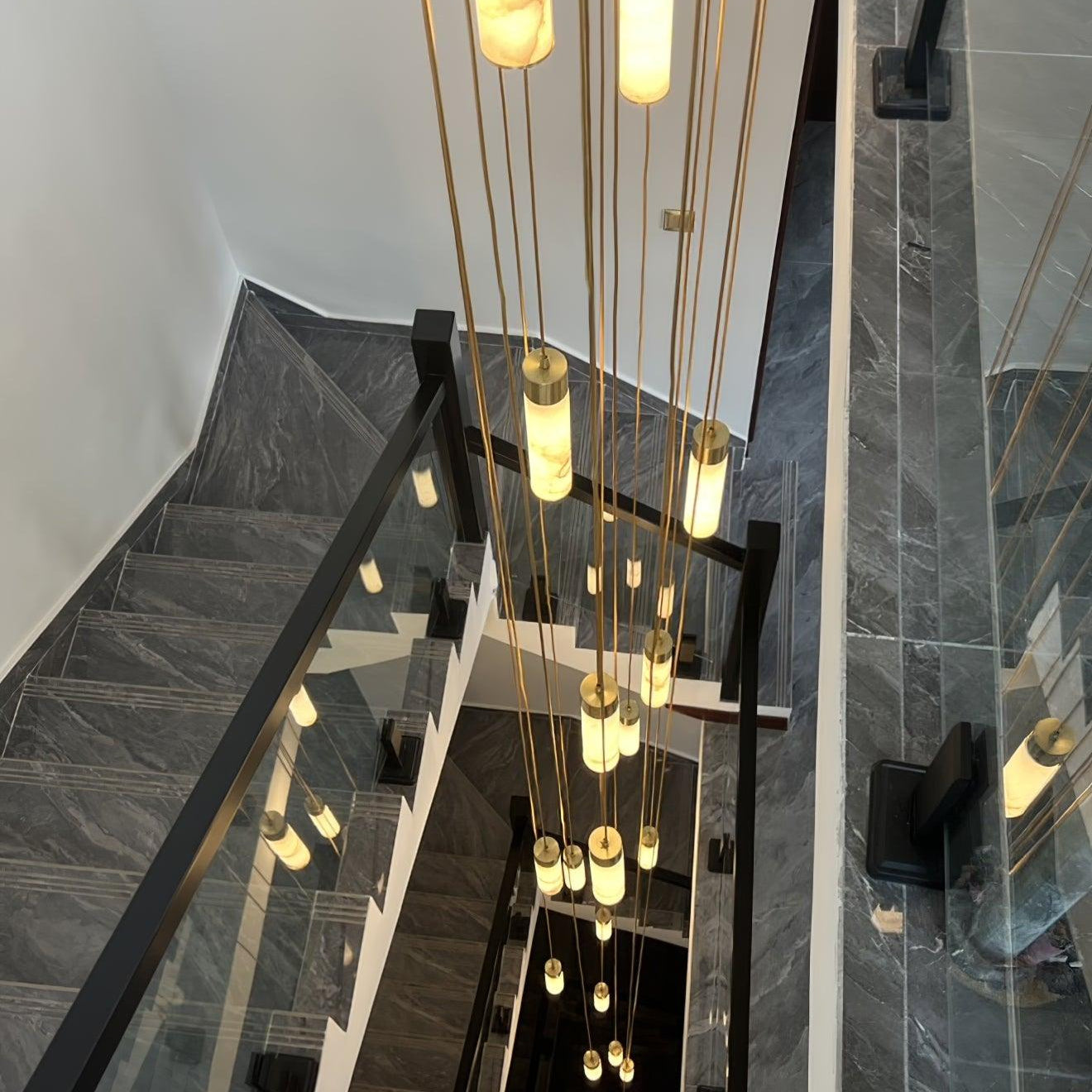 Dike White Alabaster Pendant Light - Neutralighting