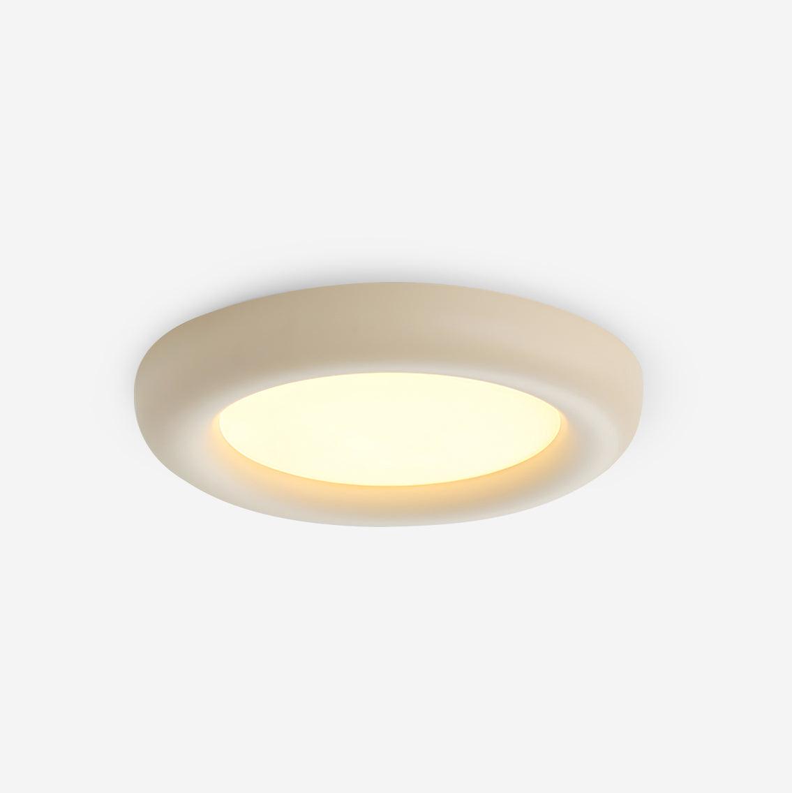 Ceiling Light Beige Flush Mount with Acrylic Canopy Minimalist - Neutralighting