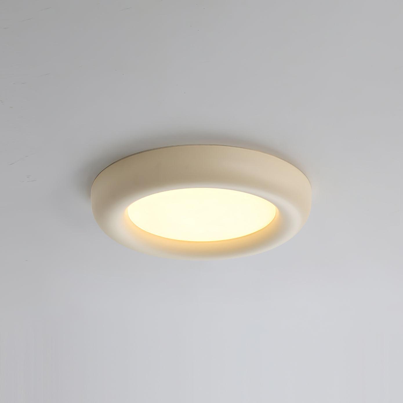 Ceiling Light Beige Flush Mount with Acrylic Canopy Minimalist - Neutralighting
