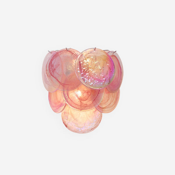 Wall Sconce Iridescent Pink Coastal Lighting | Neutralighting