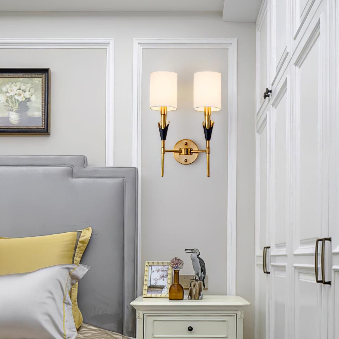 Eurzorira Fabric Wall Light - Neutralighting