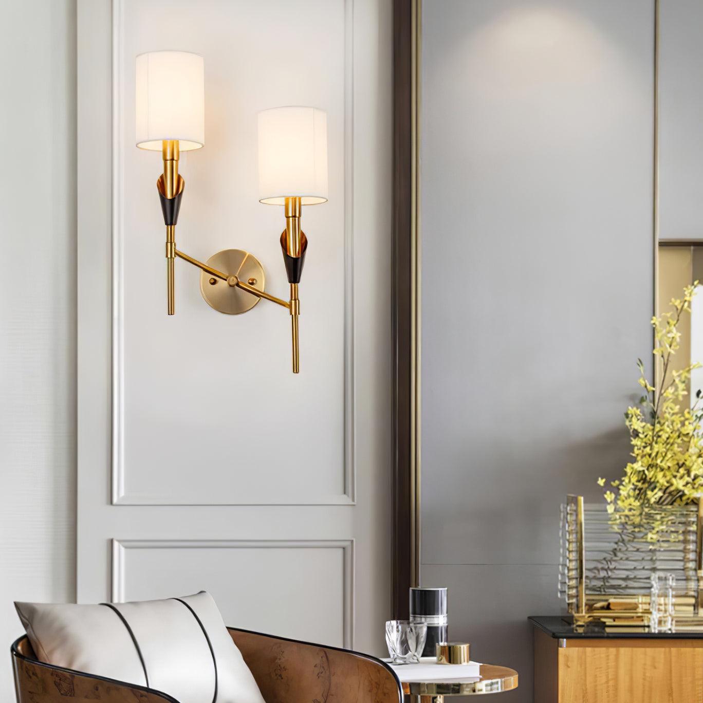 Eurzorira Fabric Wall Light - Neutralighting