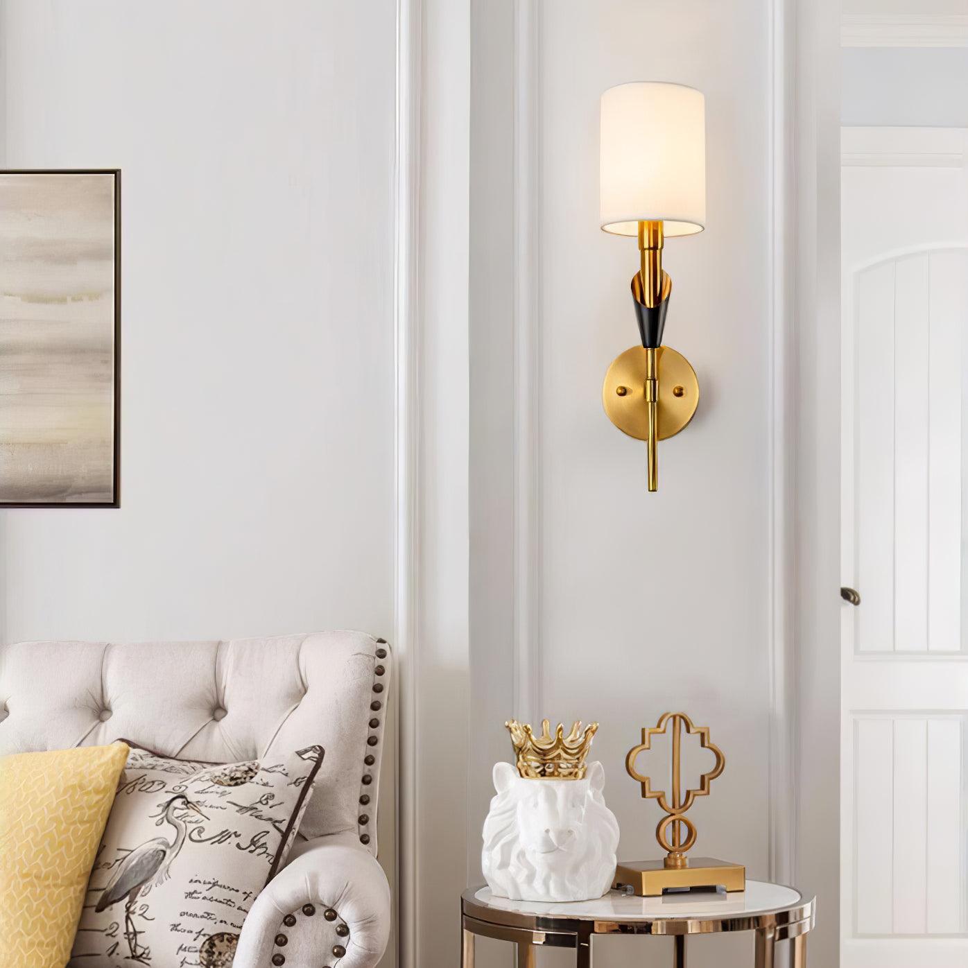 Eurzorira Fabric Wall Light - Neutralighting