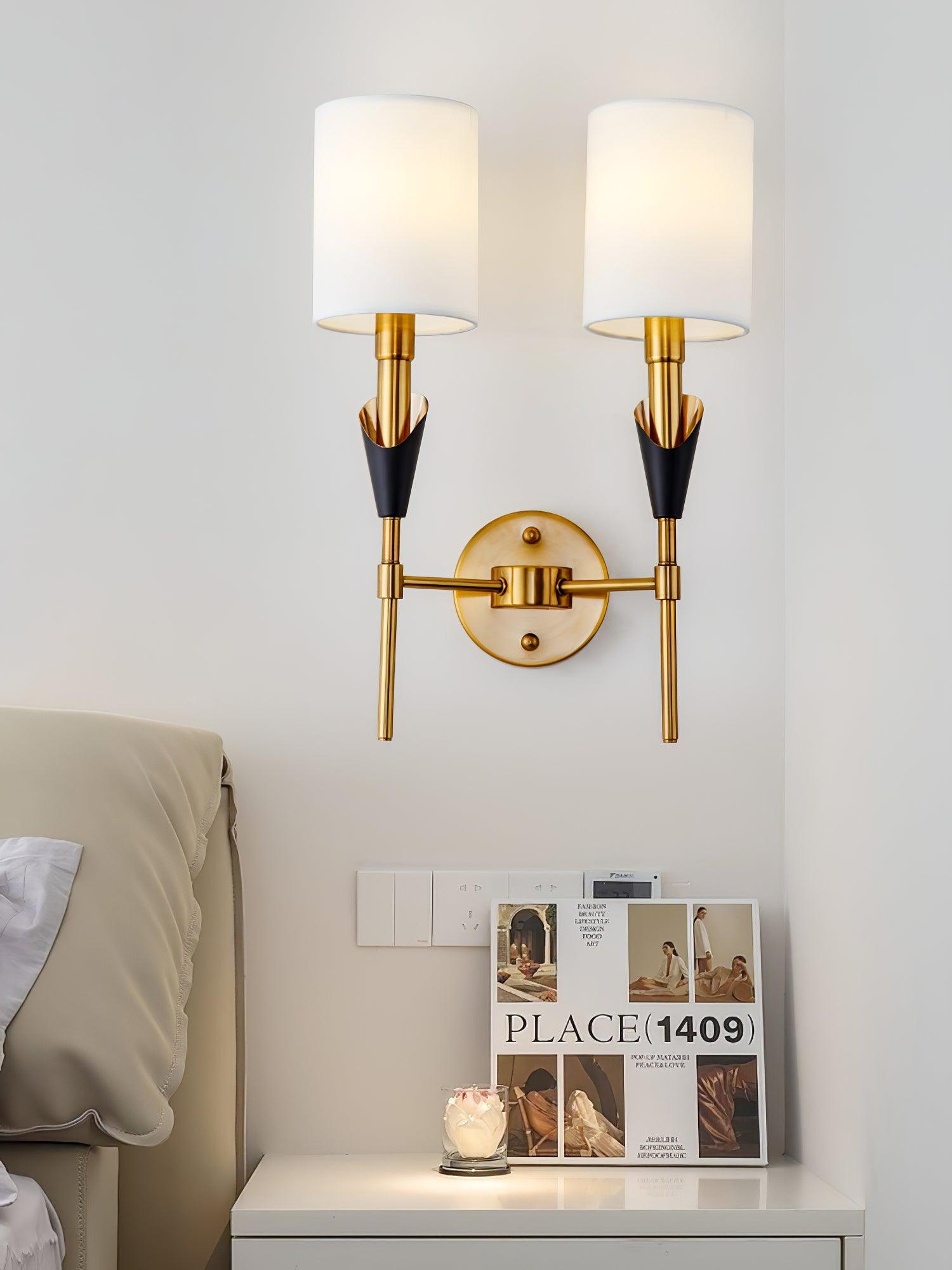 Eurzorira Fabric Wall Light - Neutralighting