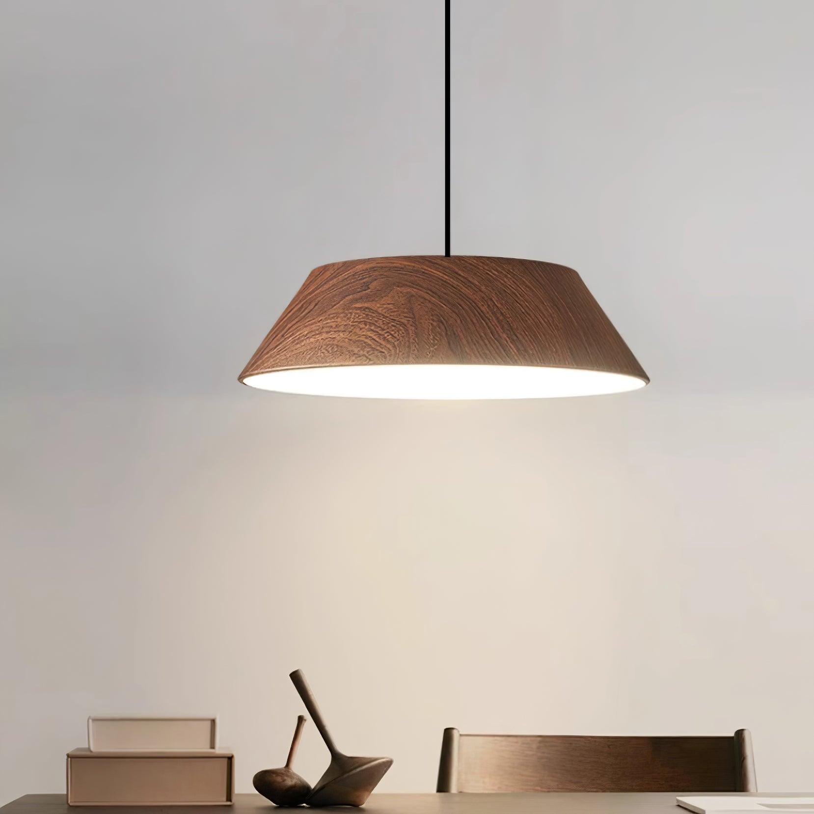 Novain Wood Grain Pendant Light - Neutralighting