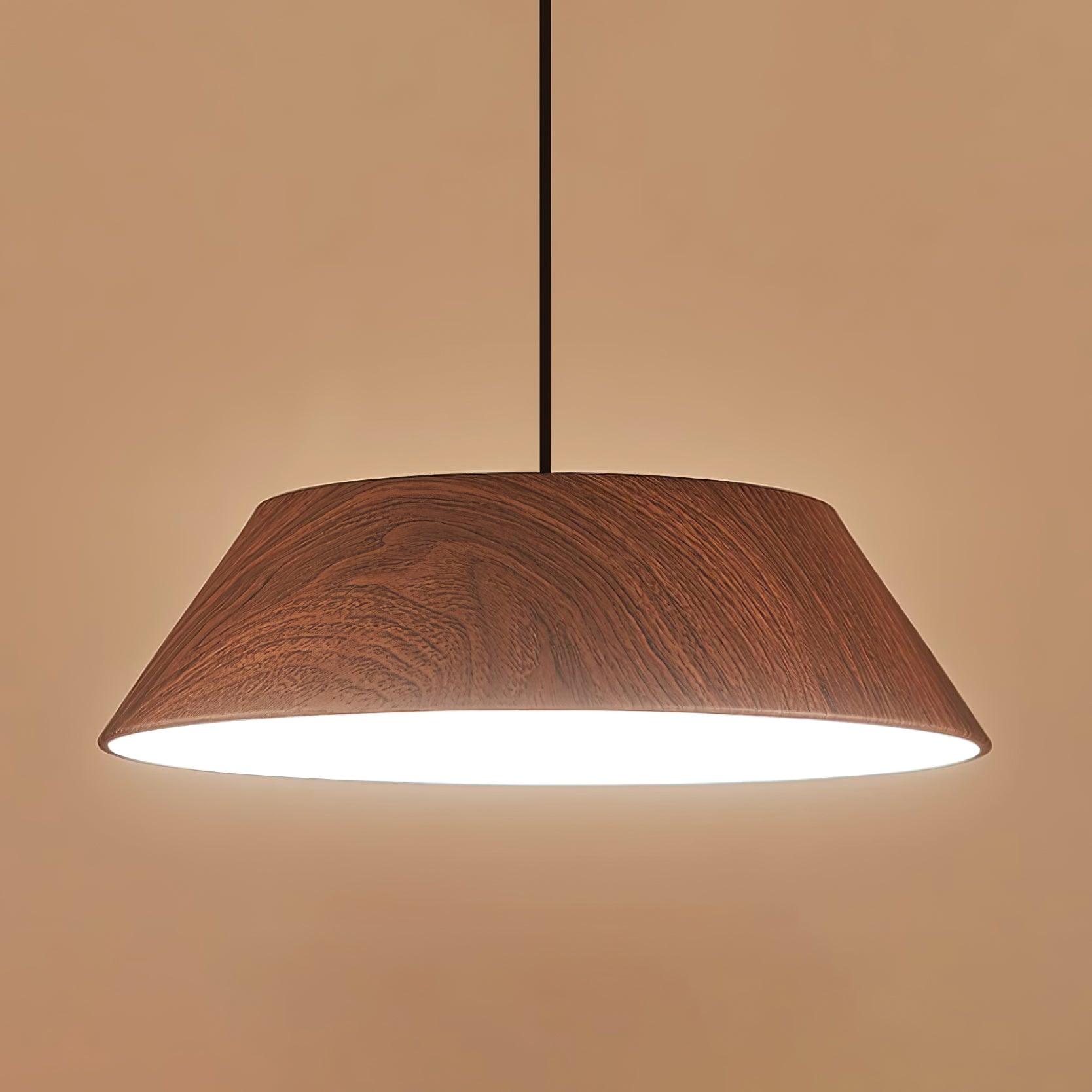 Novain Wood Grain Pendant Light - Neutralighting