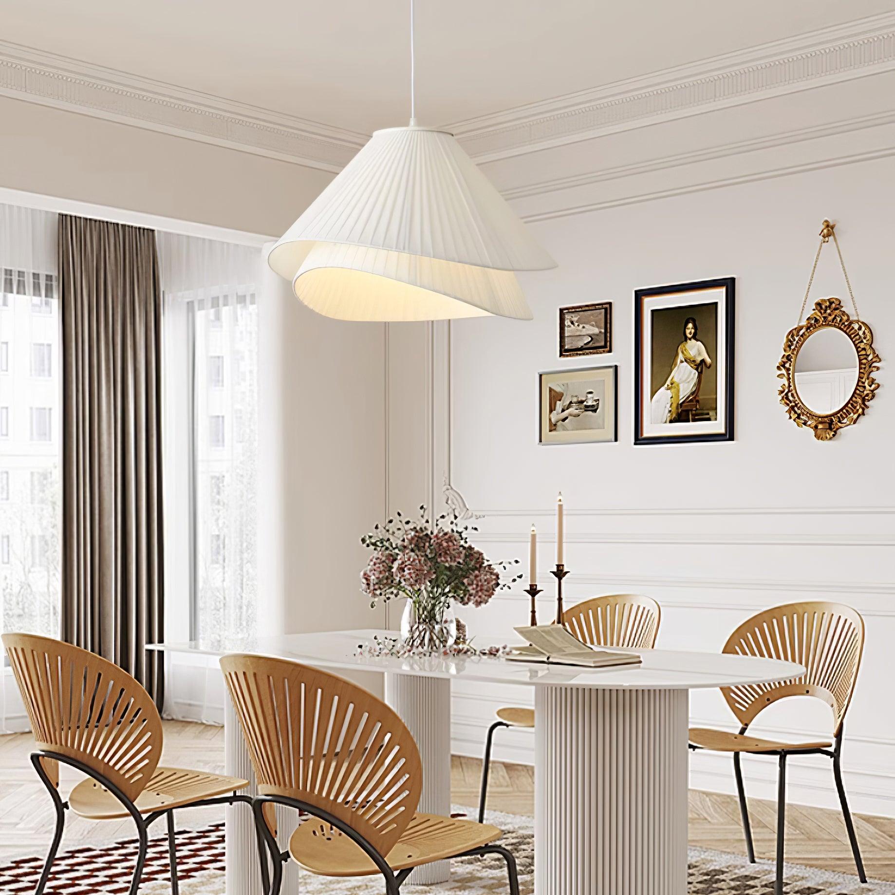 Tempo Pleated Pendant Light - Neutralighting