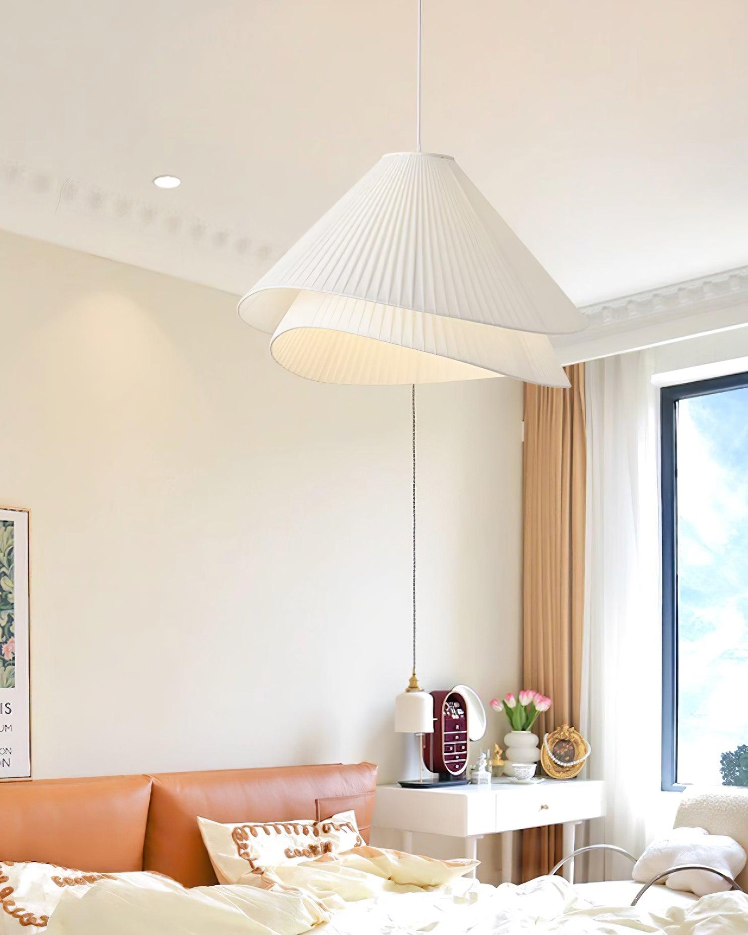 Tempo Pleated Pendant Light - Neutralighting
