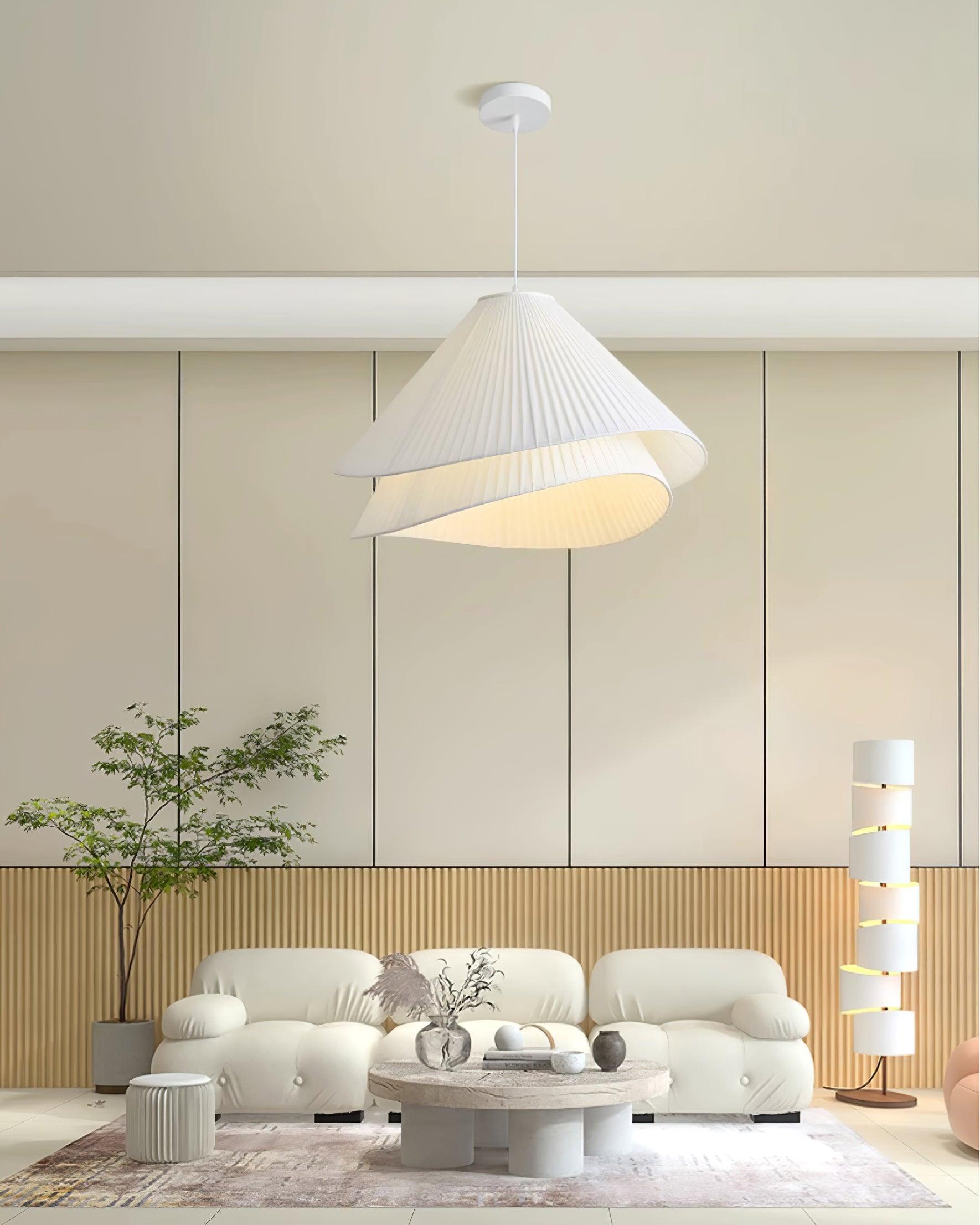 Tempo Pleated Pendant Light - Neutralighting