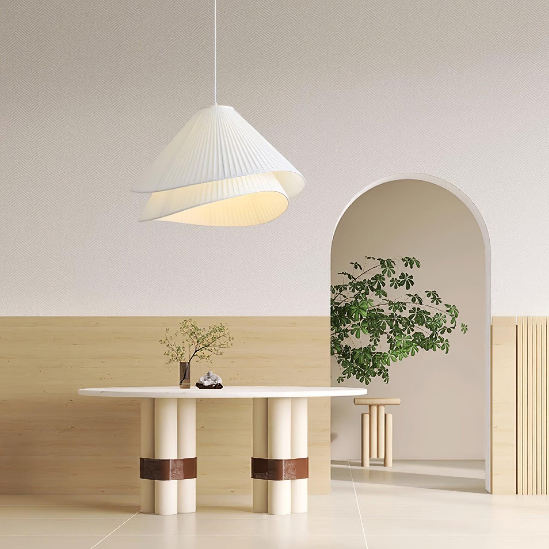 Tempo Pleated Pendant Light - Neutralighting