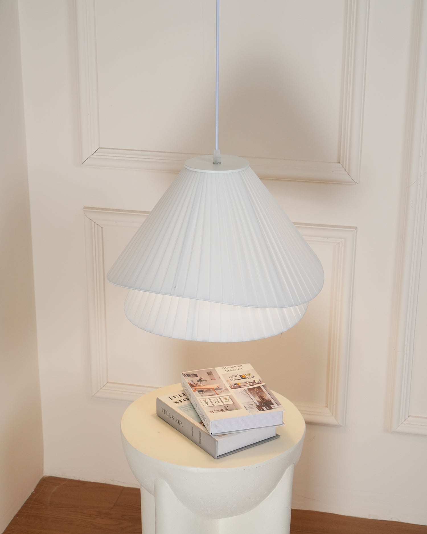 Tempo Pleated Pendant Light - Neutralighting